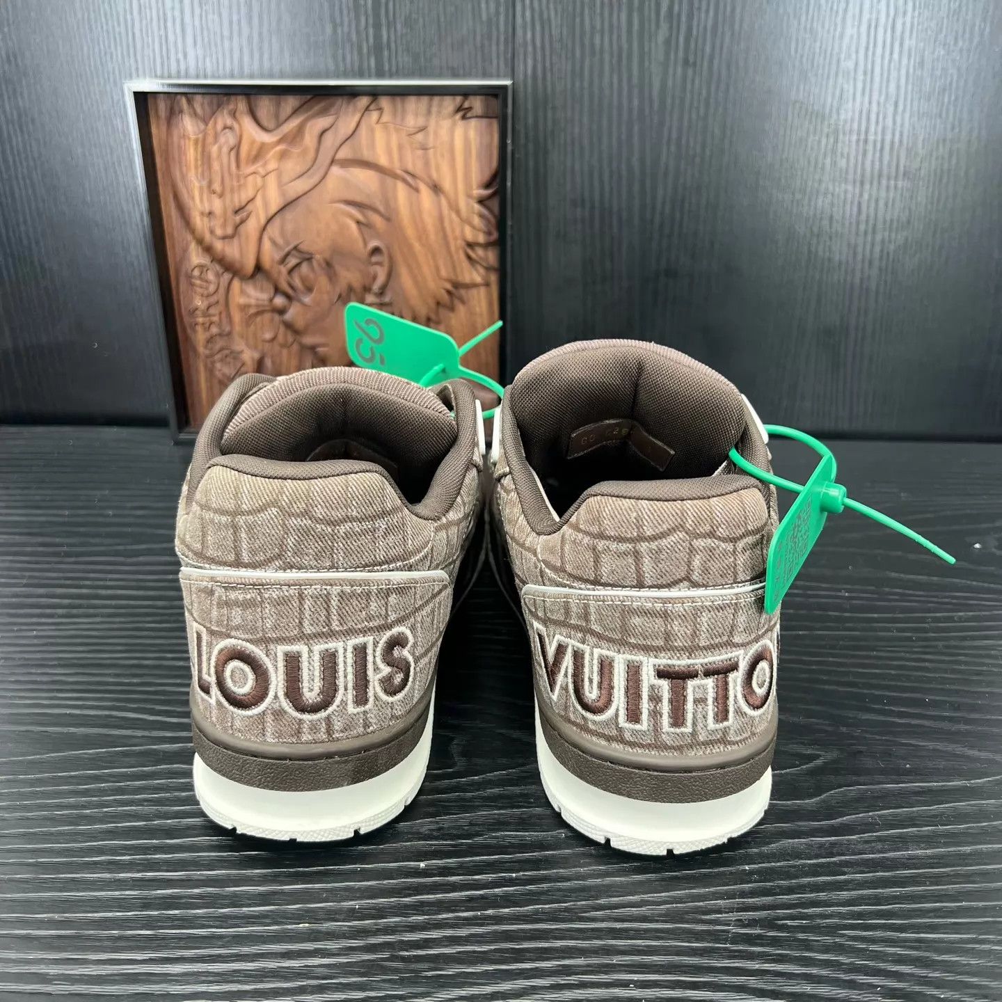 Louis Vuitton LV Trainer Brown Velcro Strap US8/42 Size US 9 / EU 42 - 4 Thumbnail