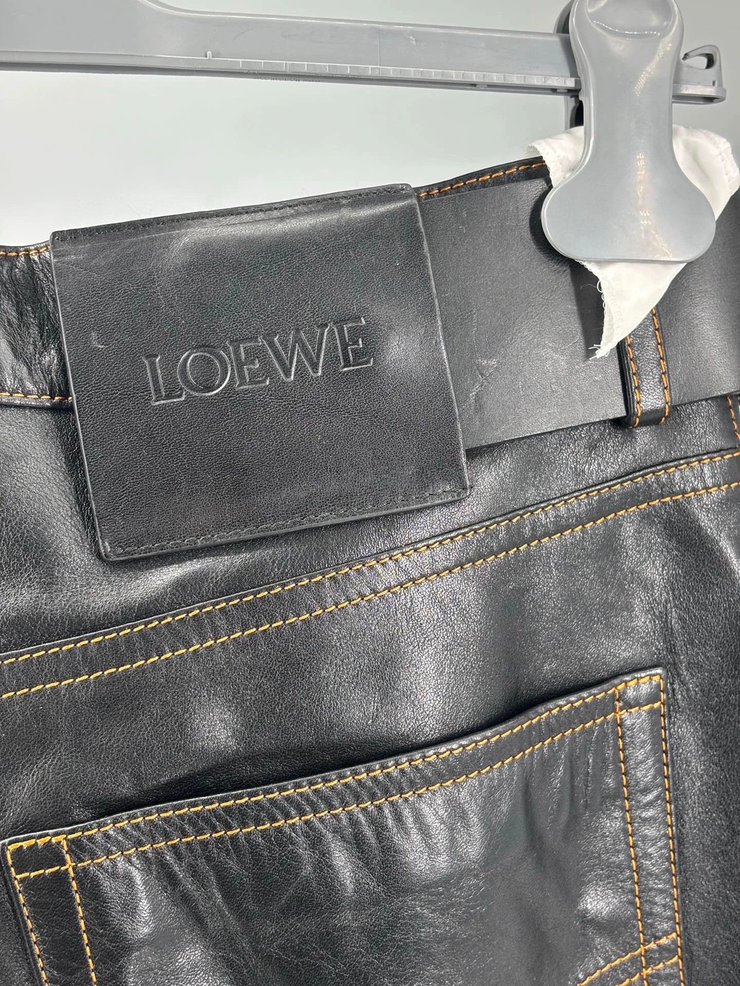 Loewe Loewe Men's Leather Pants Spring Summer Collection Size US 30 / EU 46 - 6 Thumbnail