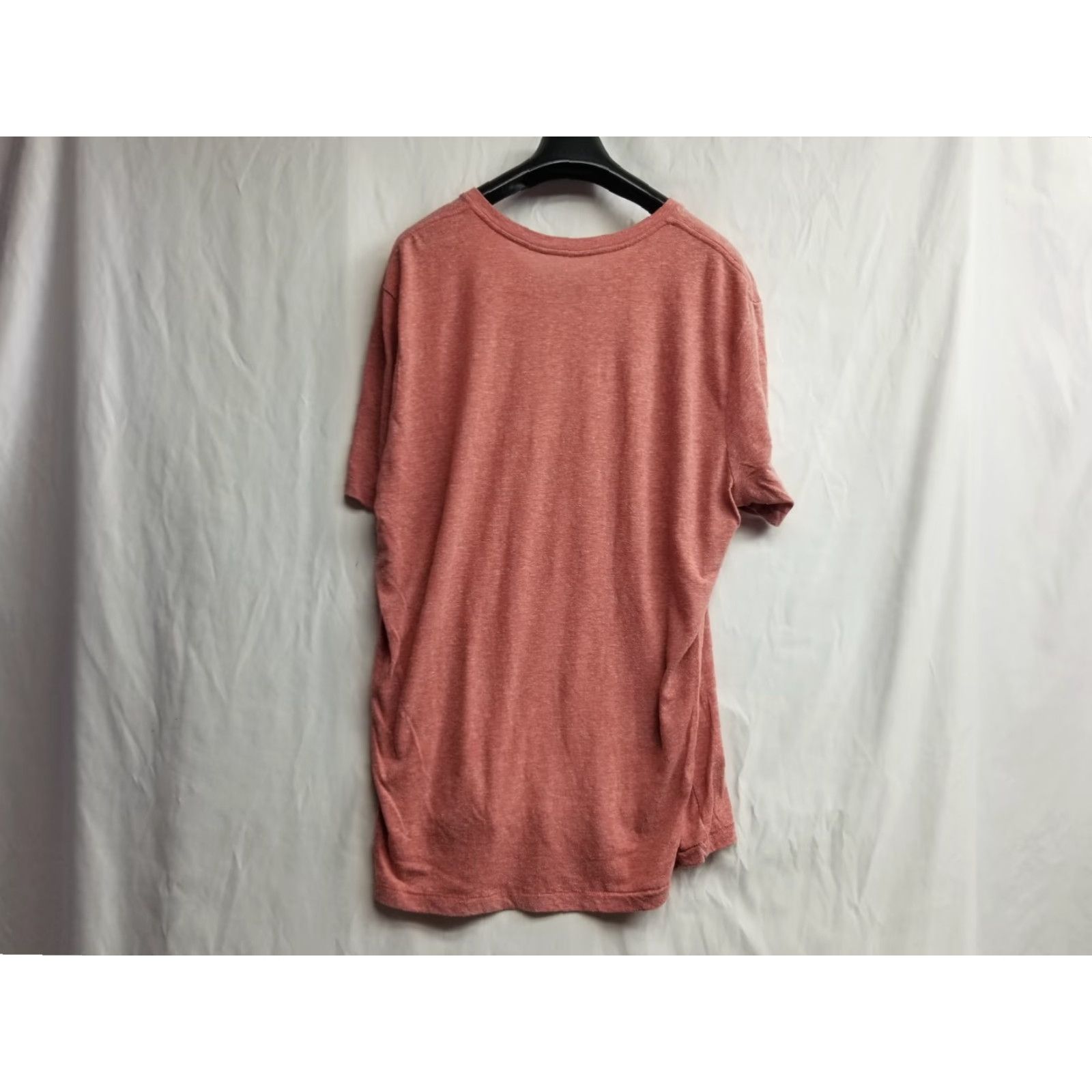 Lucky Brand Lucky Brand T-Shirt Shirt Men Peach V-Neck XL Regular Short Sleeve Size US XL / EU 56 / 4 - 2 Thumbnail