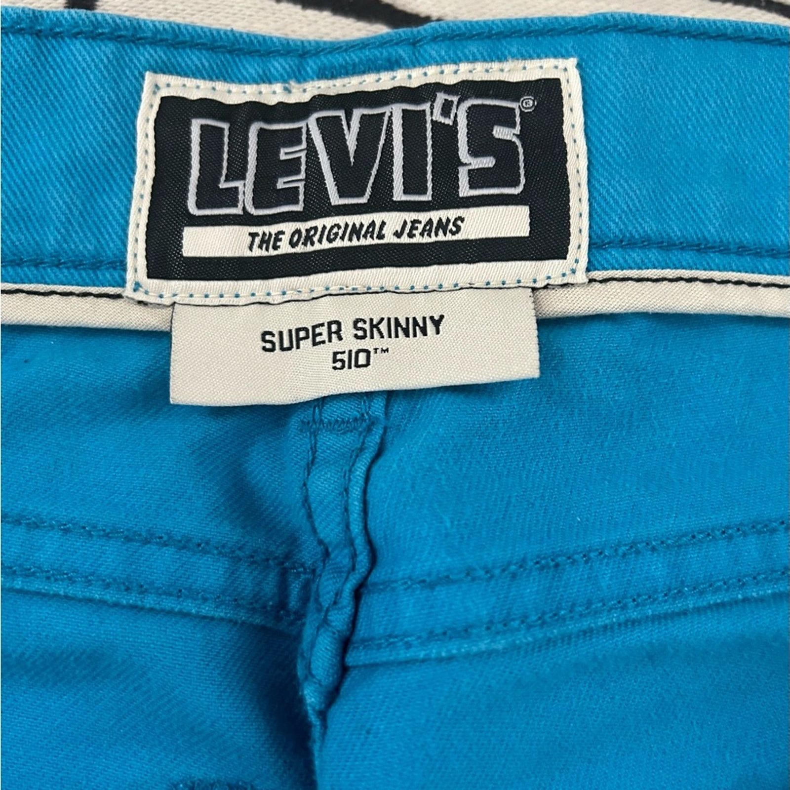 Levi's Levi's Super Skinny 510 denim shorts W31 Blue unisex Size US 31 - 2 Thumbnail