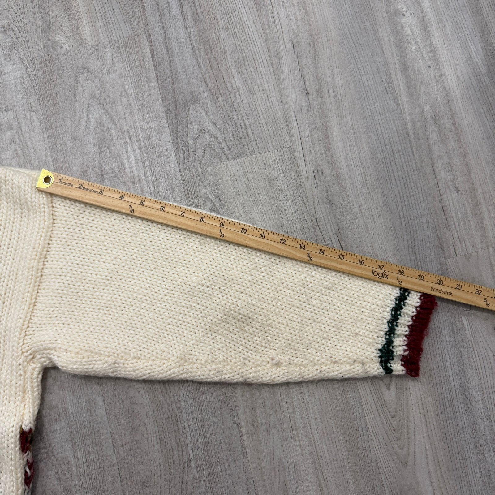 Vintage Vintage Memphis Jones Cardigan Sweater Size Medium Cream Size M / US 6-8 / IT 42-44 - 12 Thumbnail