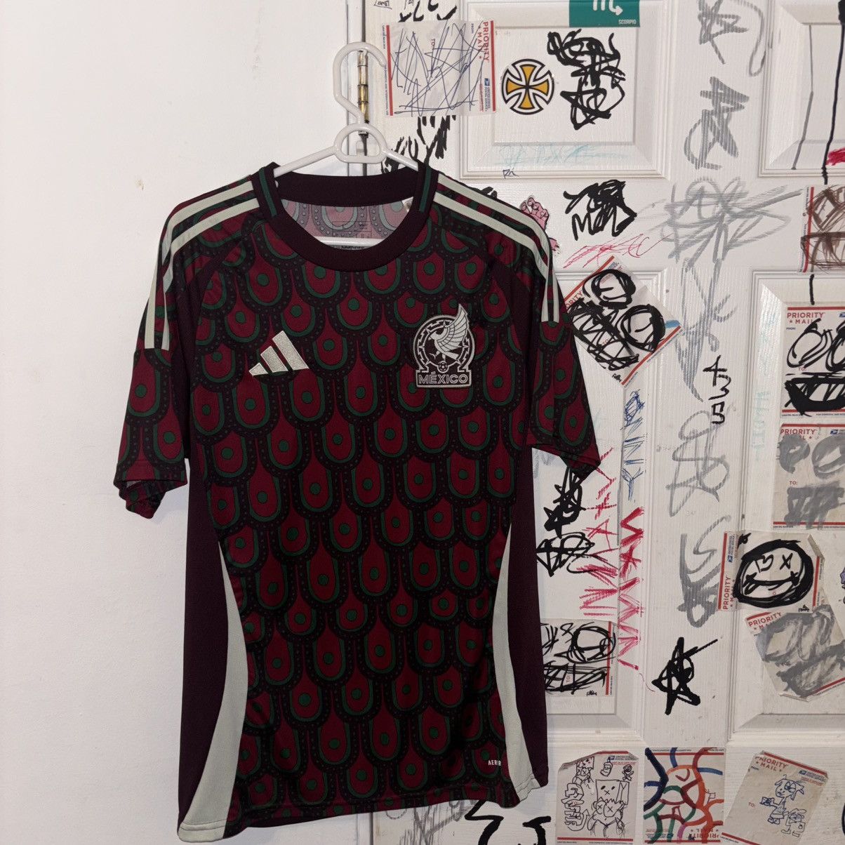Adidas Adidas Men's Mexico Home 2024 Jersey Size US L / EU 52-54 / 3 - 1 Thumbnail