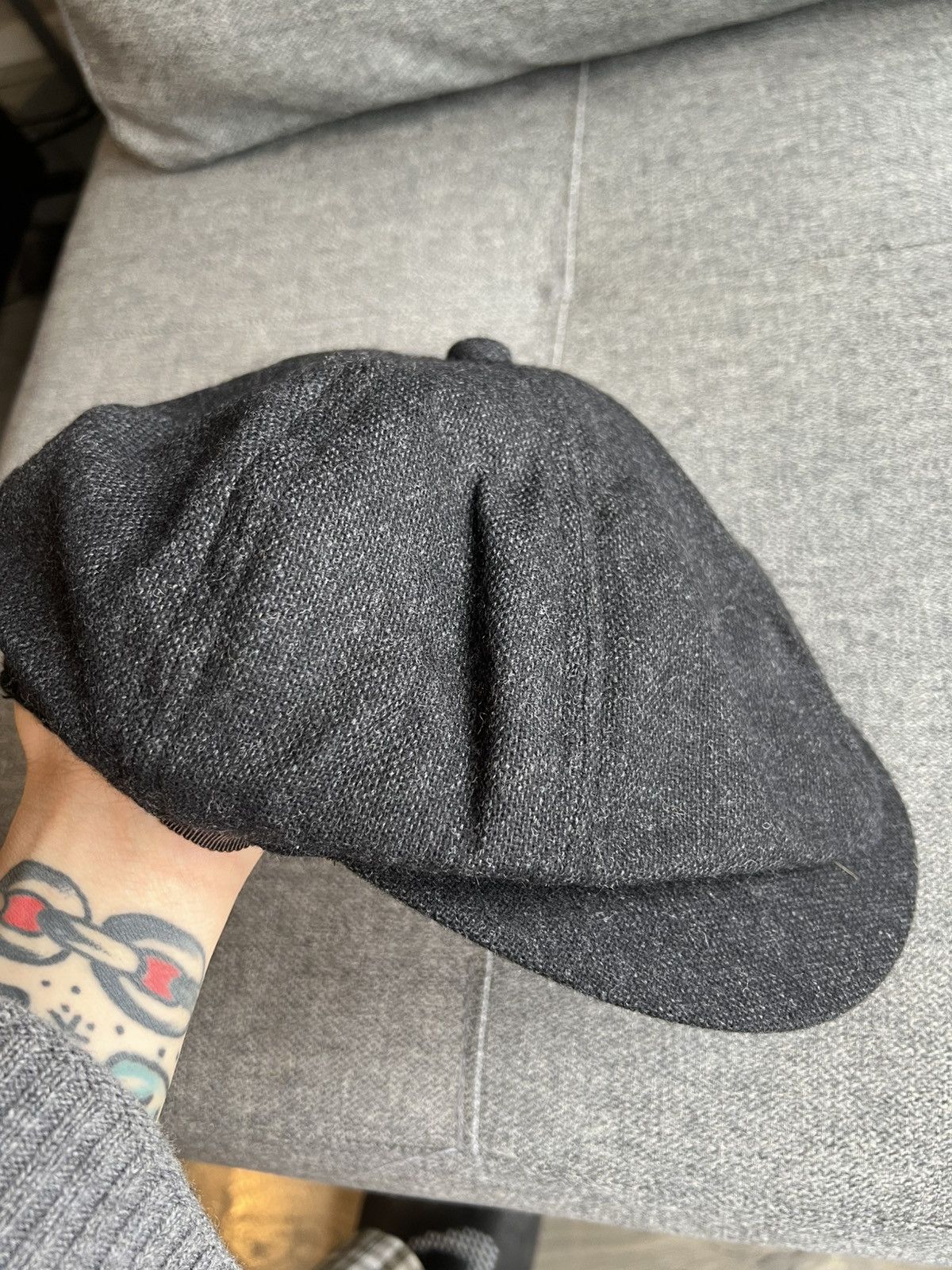 Japanese Brand Belafonte peaky hat Size 38 - 4 Thumbnail