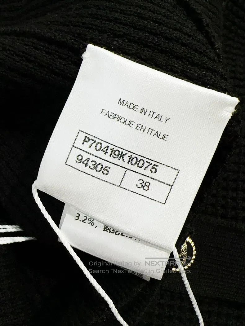 Chanel Chanel 21P black side button knitted suspender Size XS / US 0-2 / IT 36-38 - 6 Thumbnail