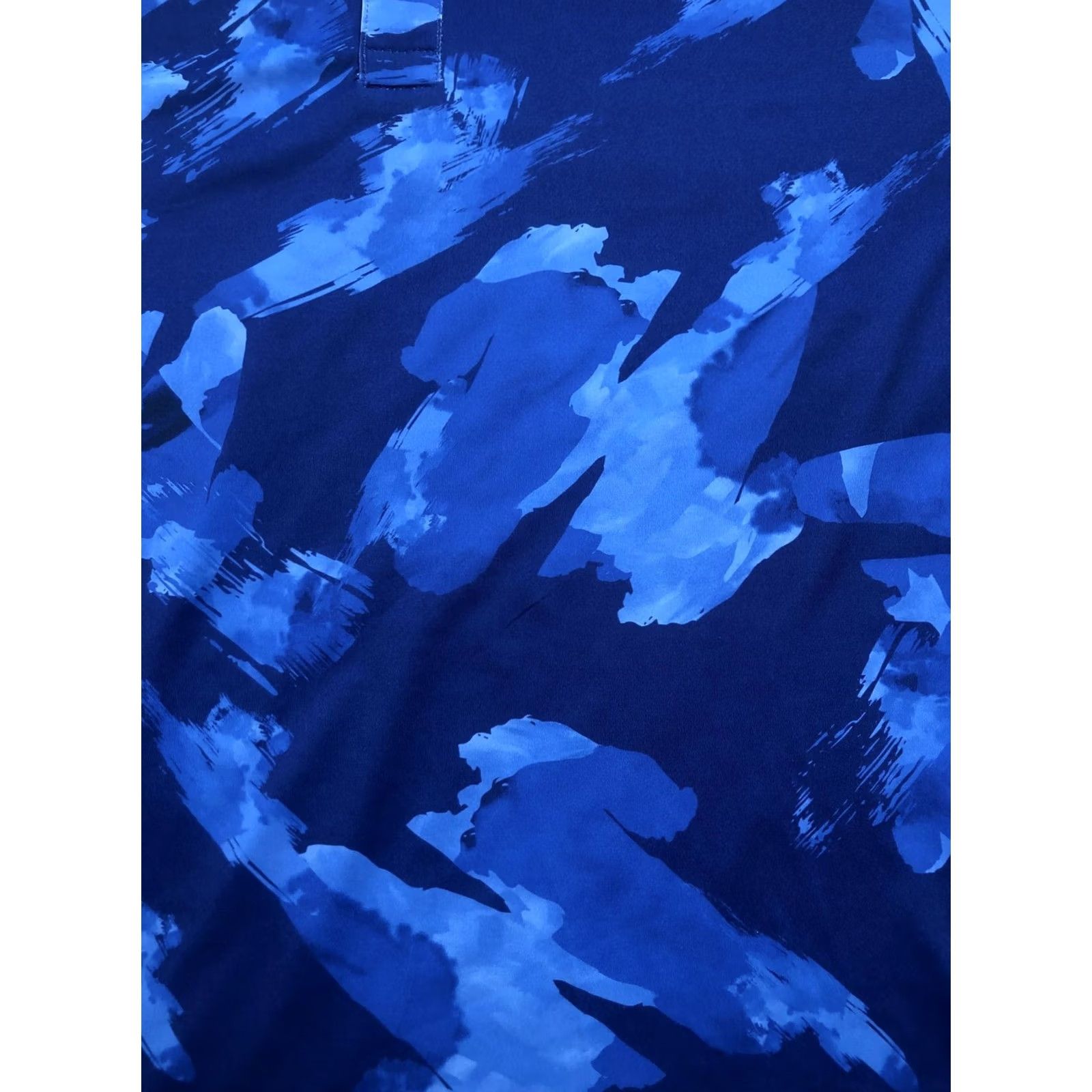 Vintage Birdie Bound Polo Shirt Mens Medium Blue Brushstroke Golf Performance Stretch Size US M / EU 48-50 / 2 - 7 Thumbnail