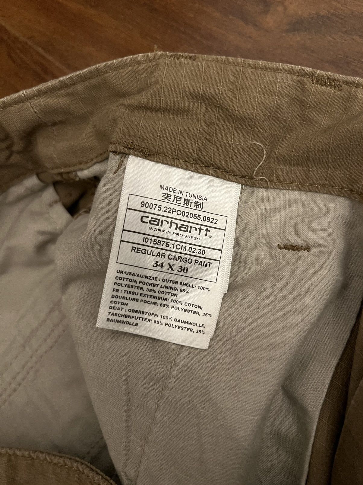 Carhartt Wip Carhartt WIP Regular Cargo Pants Size US 34 / EU 50 - 4 Thumbnail