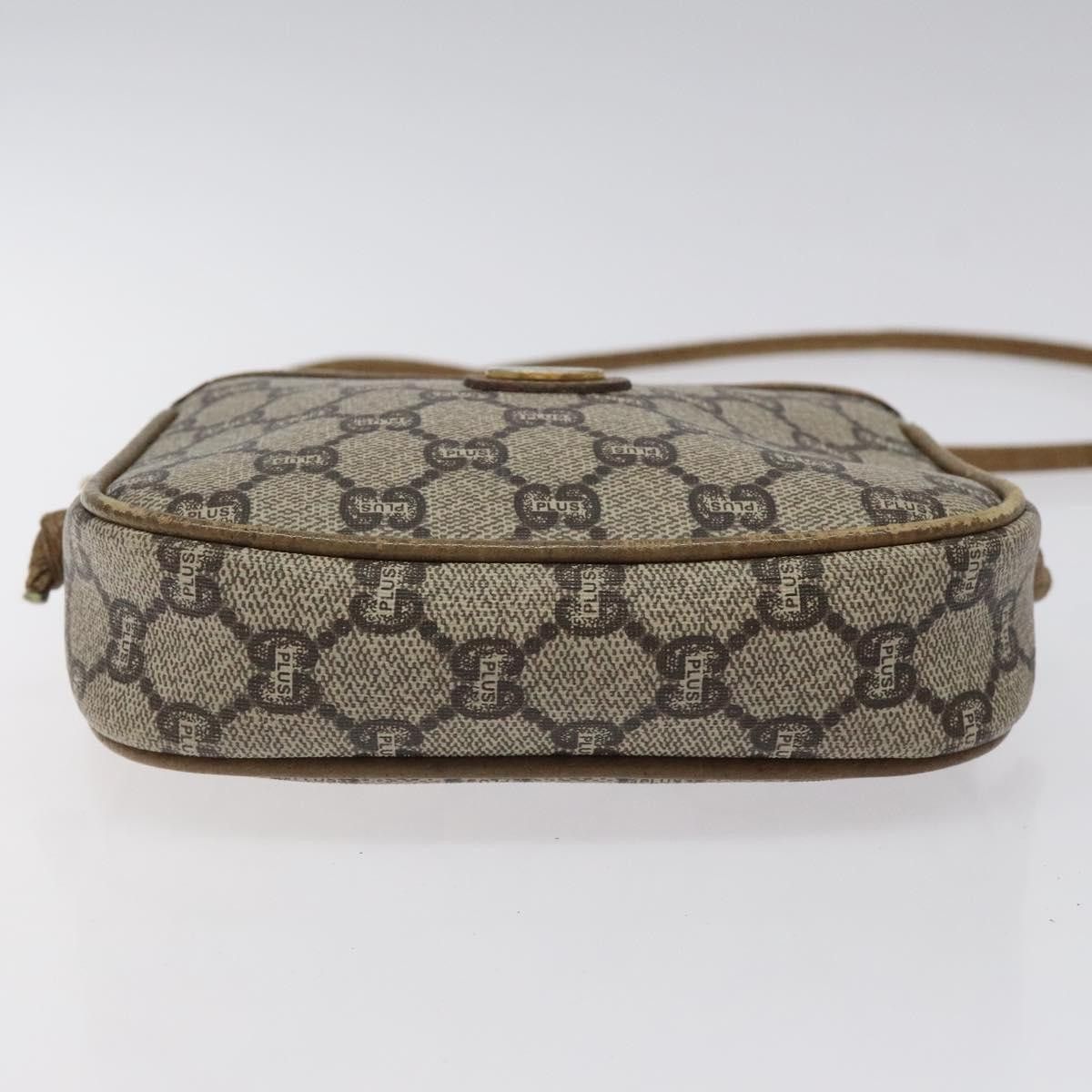 Gucci GUCCI GG Plus Supreme Shoulder Bag Pvc Leather Beige Gold Size ONE SIZE - 9 Thumbnail