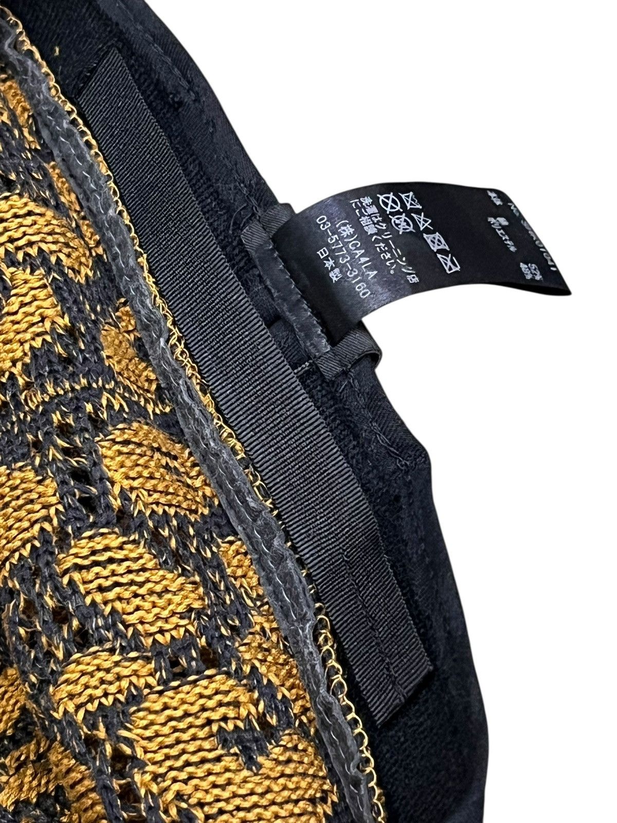 CA4LA 🐆 Gorgeous Ca4la Leopard Knit Hat w/ Chain & Stud Unisex Size ONE SIZE - 14 Thumbnail