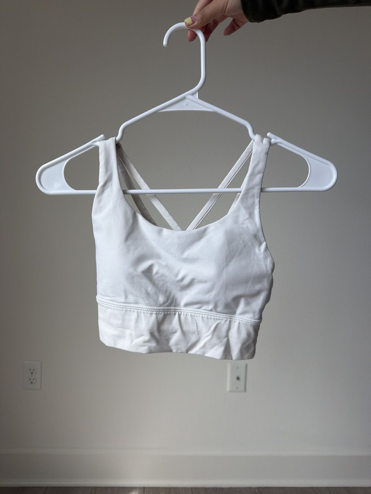 Lululemon Lululemon white tank top Size S / US 4 / IT 40 - 1 Thumbnail