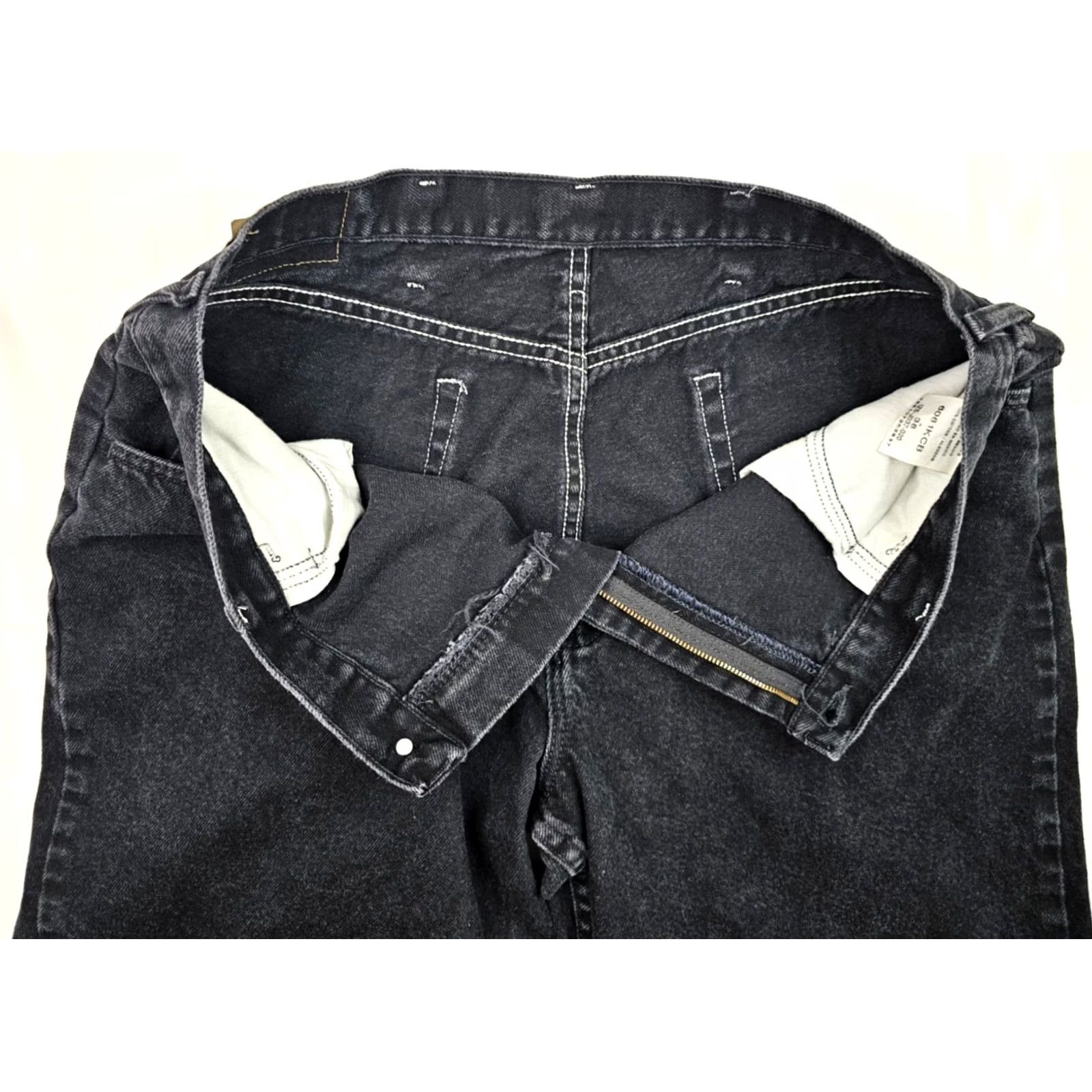 Wrangler VINTAGE Wrangler Regular Fit Denim Shorts Men 38 Washed Black Denim 5-Pocket 90s Vintage 9 in Inseam Mens Size US 38 / EU 54 - 6 Thumbnail
