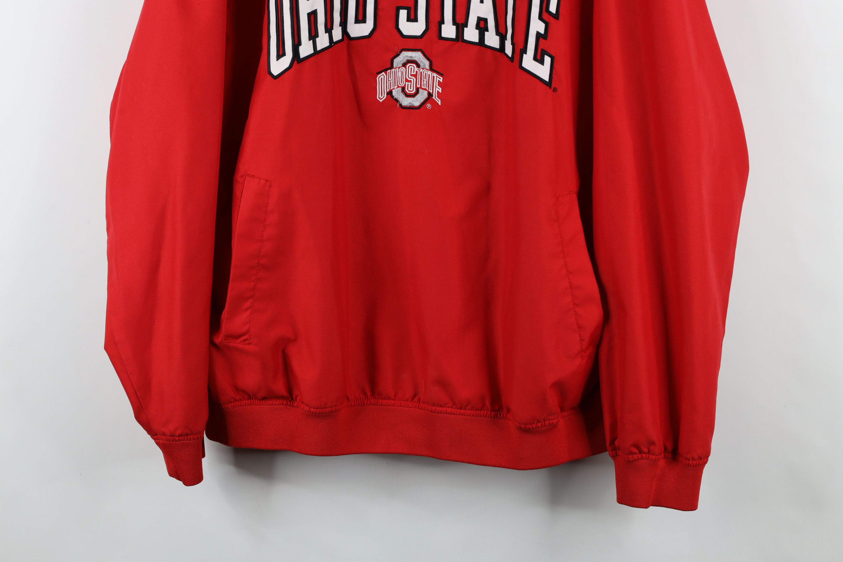 Vintage Vintage University Football Pullover Windbreaker Jacket Red Size US XXL / EU 58 / 5 - 3 Thumbnail