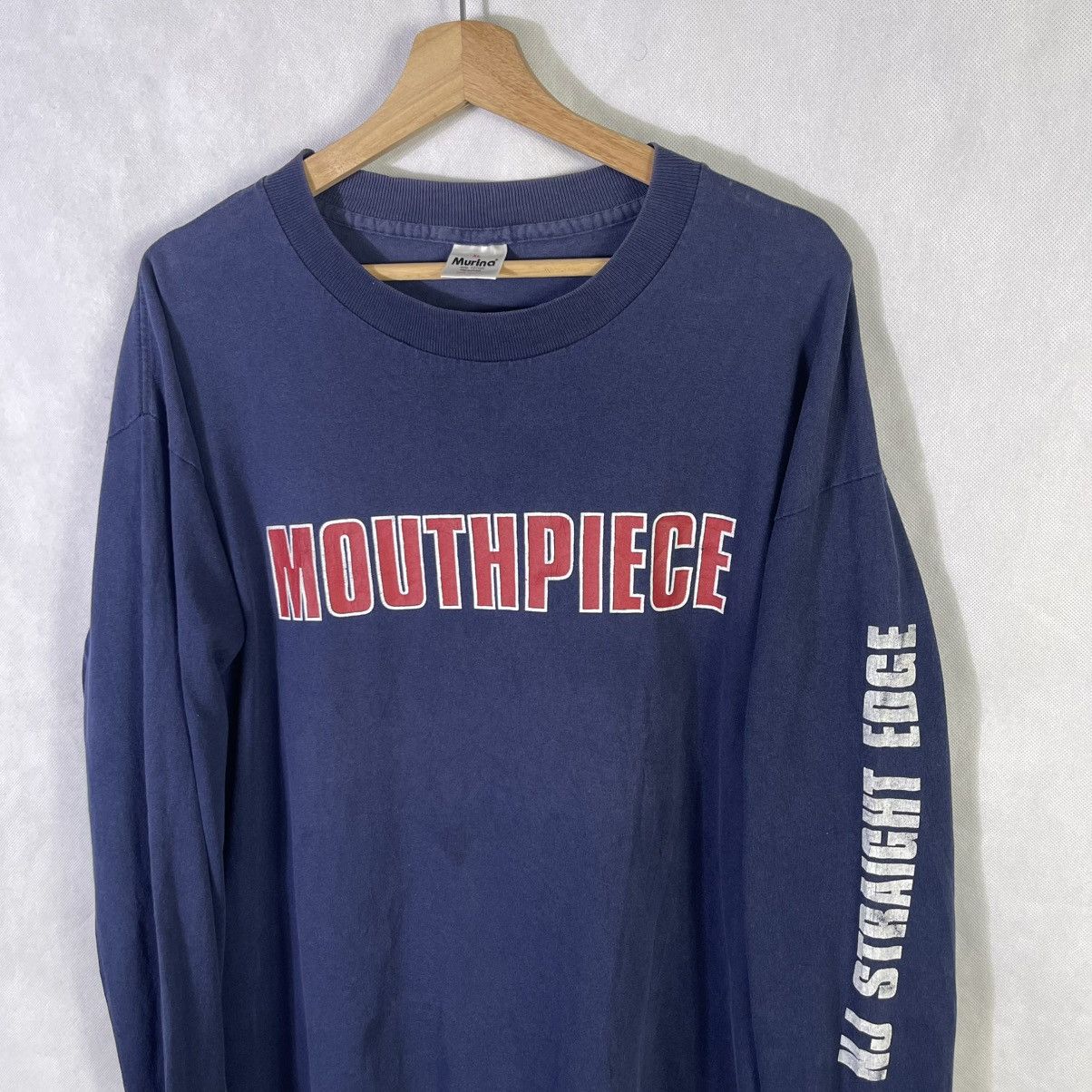 Band Tees Vintage 90s Mouthpiece NJ Straight Edge Hardcore L/S Tshirt Size US L / EU 52-54 / 3 - 3 Thumbnail