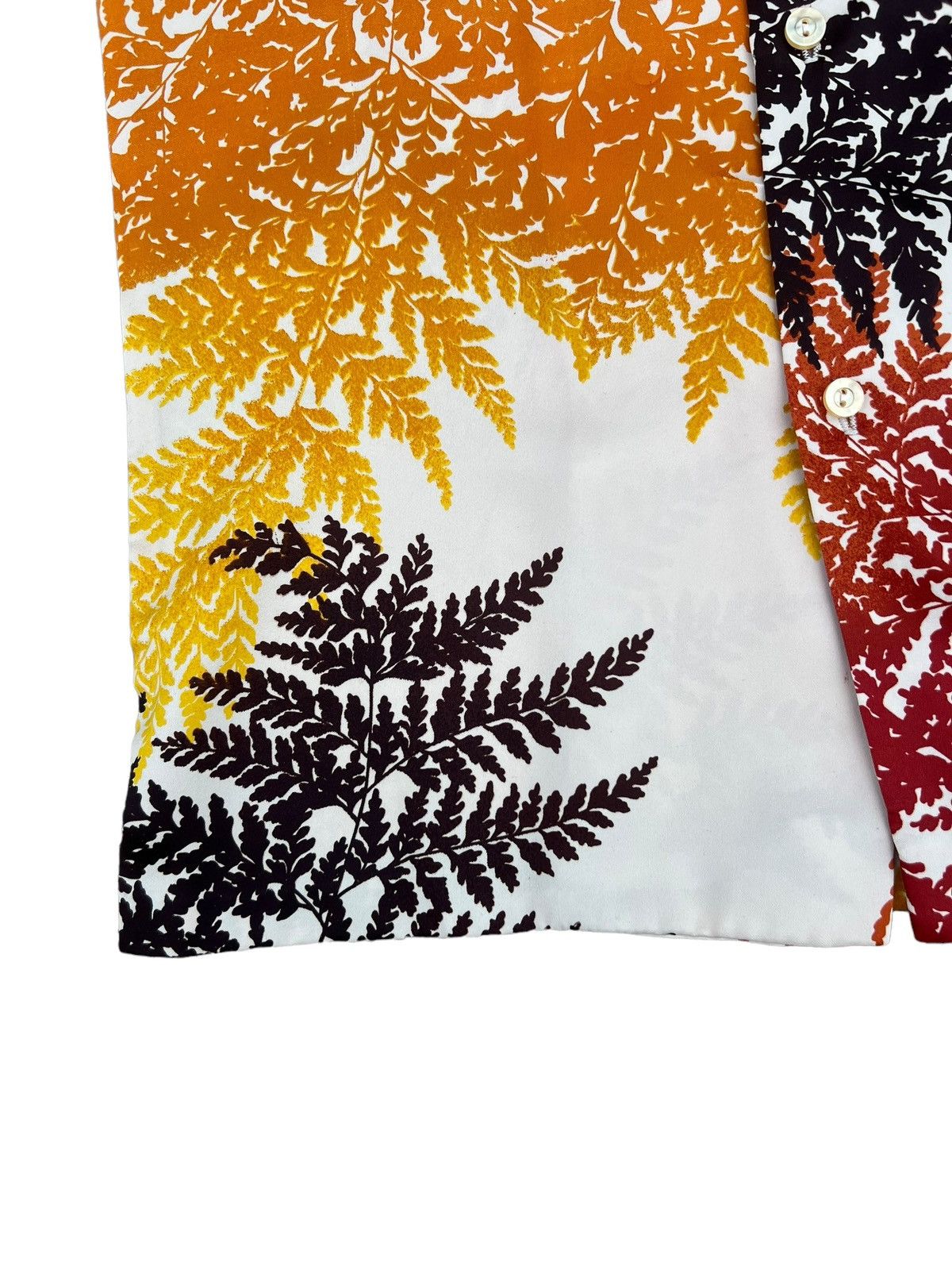 Vintage VTG 70s PAMORE Multi Colour Leaves Polyester Hawaiian Shirt Size US S / EU 44-46 / 1 - 13 Thumbnail