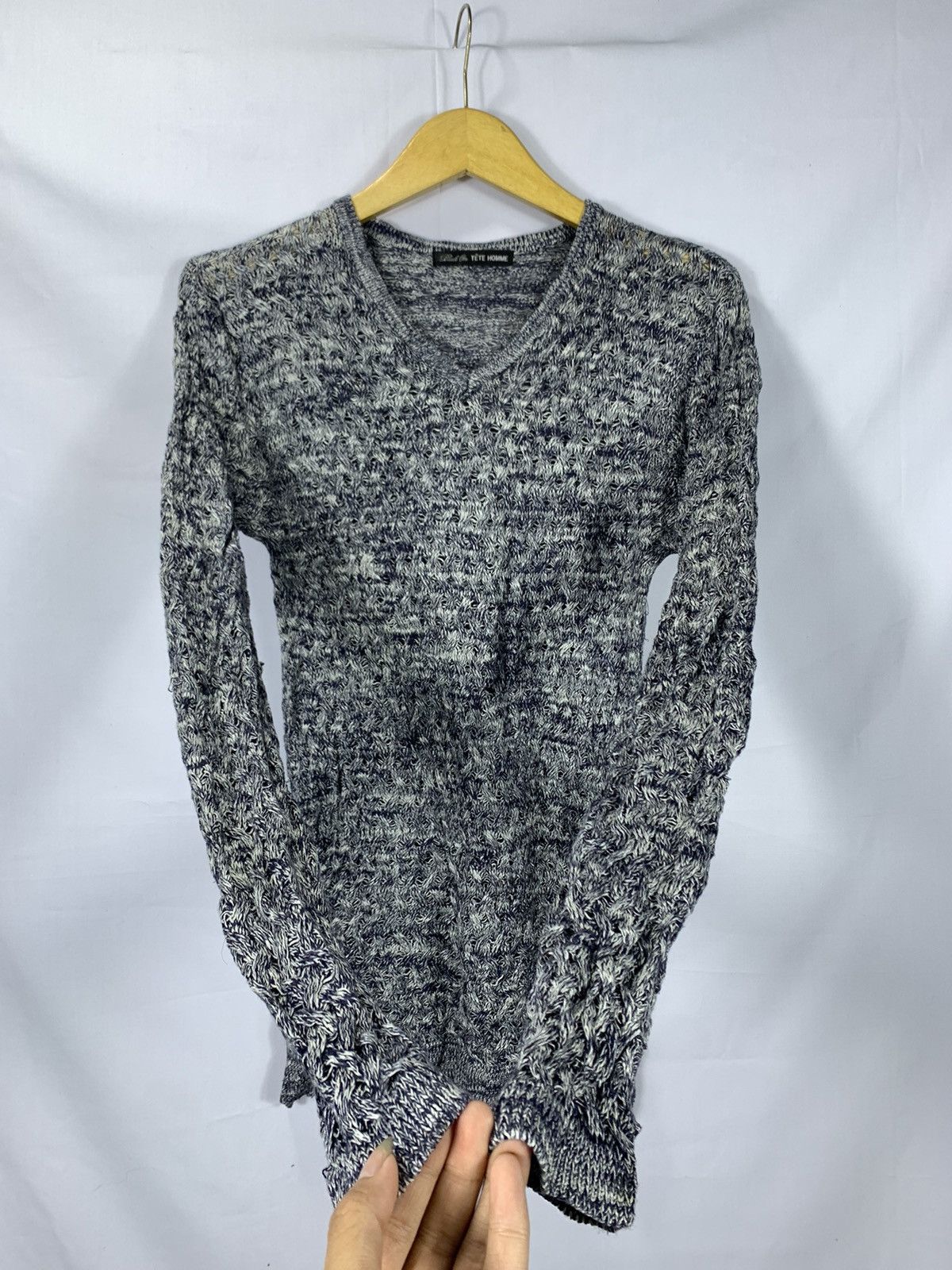 Vintage Tete Homme Knitwear Size US M / EU 48-50 / 2 - 2 Thumbnail