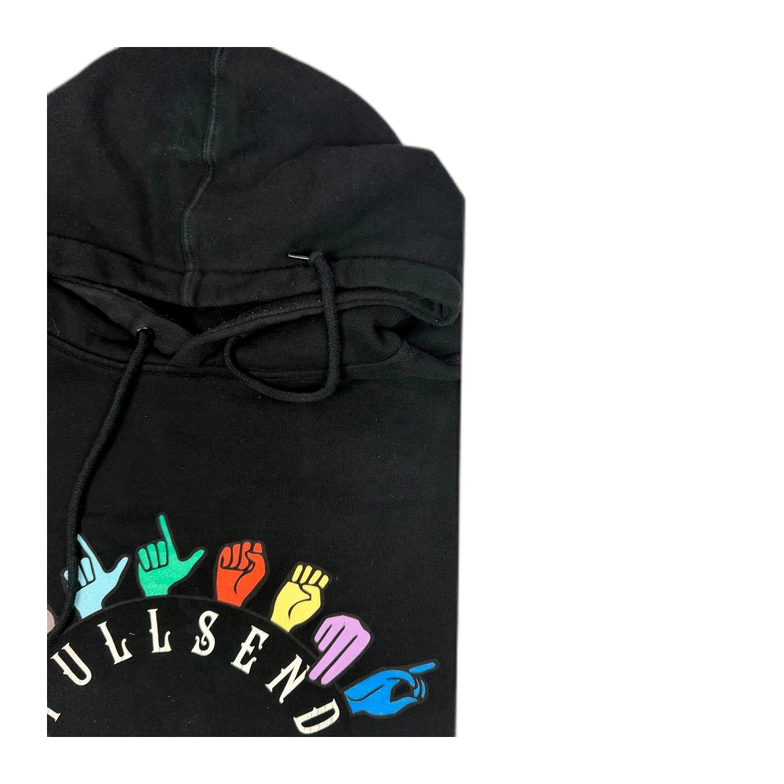 Full Send Full Send Nelk Boys Black Pullover Hoodie Sign Language Limi Size US M / EU 48-50 / 2 - 4 Thumbnail
