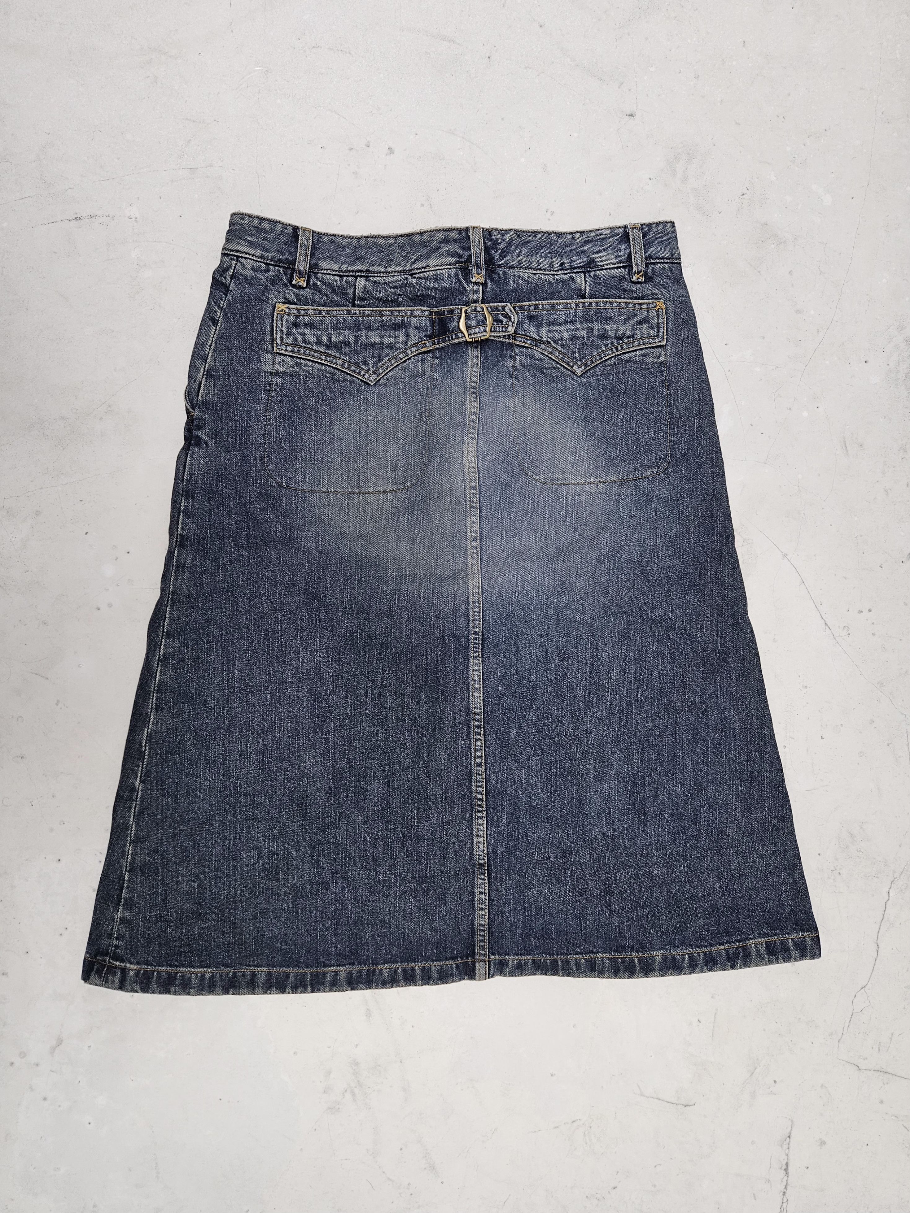 Dolce & Gabbana Archive Dolce Gabbana washed denim skirt Size 32" / US 10 / IT 46 - 2 Thumbnail