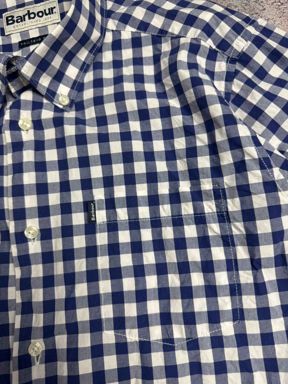 Barbour Men's Barbour shirt button up small tad logo size M Size US M / EU 48-50 / 2 - 4 Thumbnail