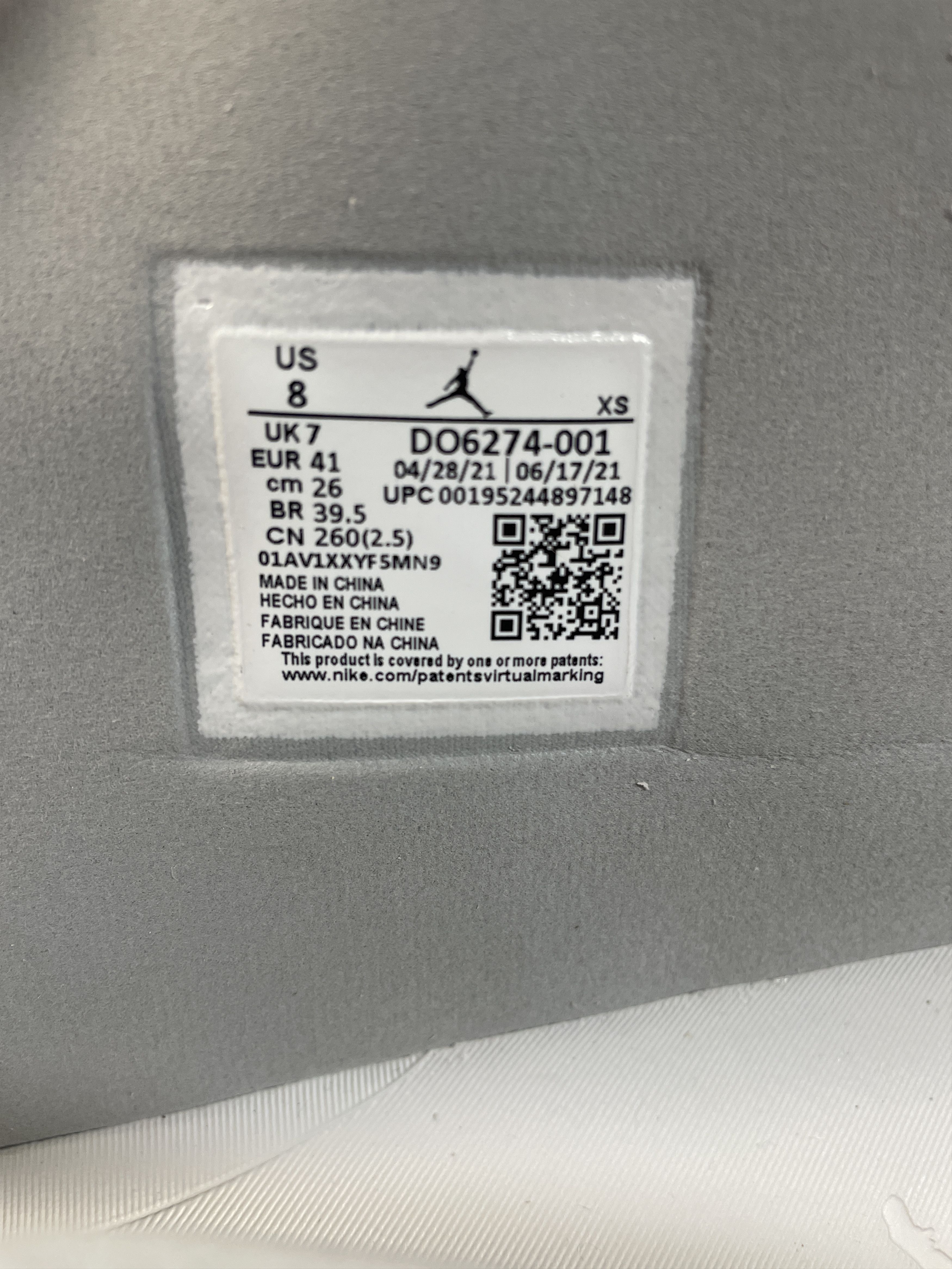 Jordan Brand Union LA x Jordan Crater Slide 'Grey Fog' Size US 8 / EU 41 - 8 Thumbnail