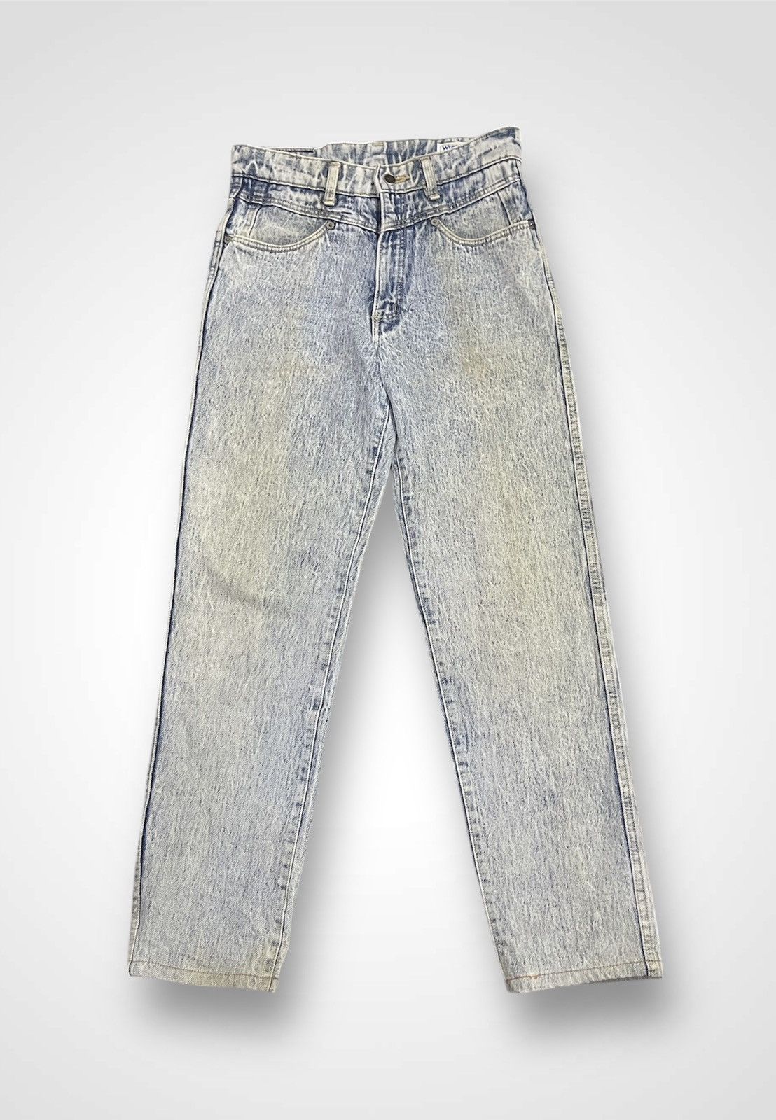 Japanese Brand × Wrangler Wrangler Acid Wash Jeans (14) Size US 28 / EU 44 - 1 Thumbnail
