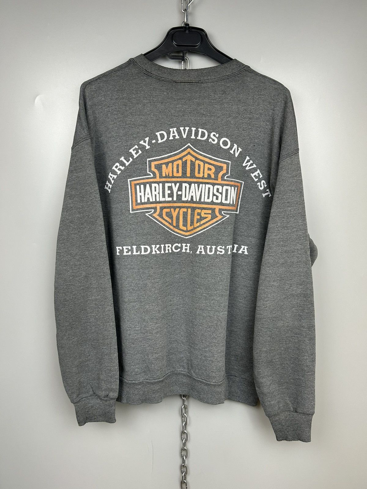Harley Davidson × Vintage Vintage 90s Harley Davidson Sweatshirt Rare Size US L / EU 52-54 / 3 - 2 Thumbnail