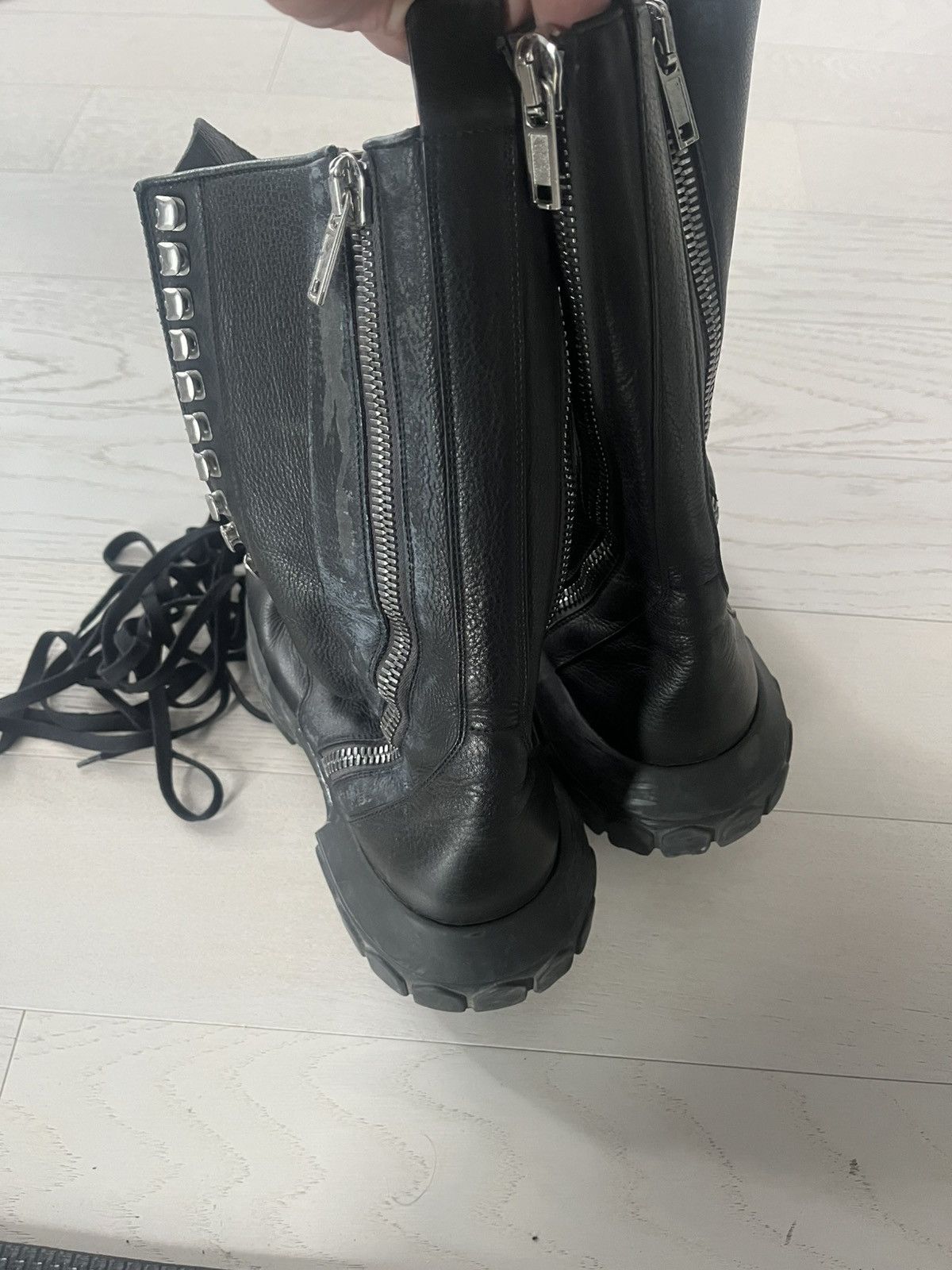 Rick Owens Rick Owens Biker Tractor Sole Size US 9 / EU 42 - 8 Thumbnail