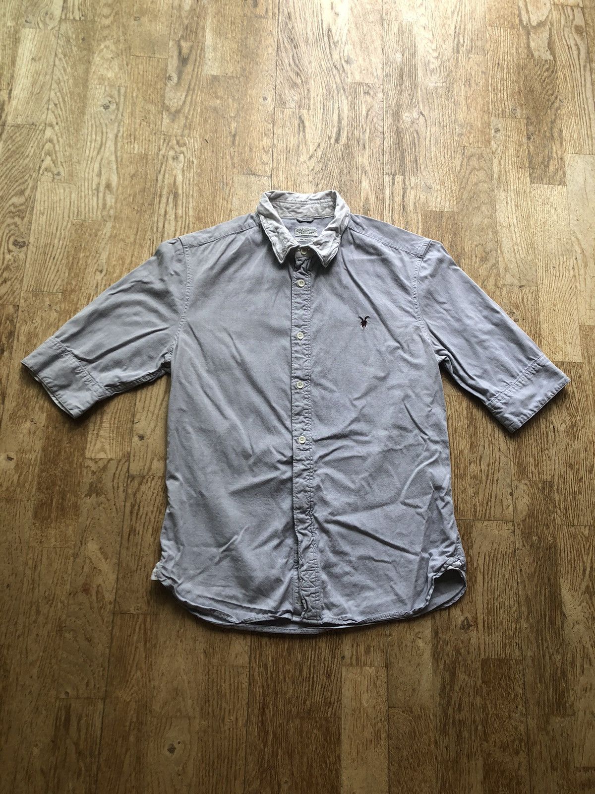 Allsaints ALL SAINTS RARE VINTAGE QUALITY BUTTON SHORT SLEEVE SHIRT Size US M / EU 48-50 / 2 - 1 Thumbnail