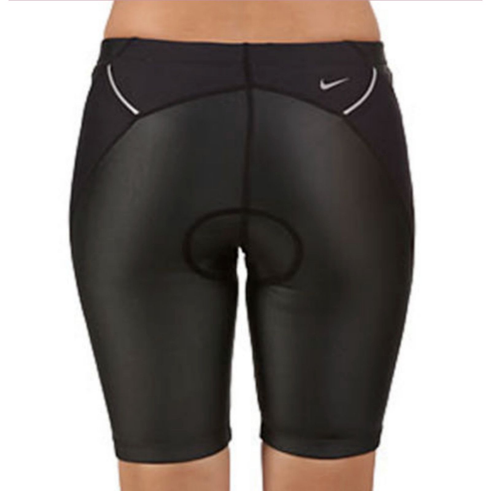 Nike Nike Triathlon Bike Tri Shorts Trunks Solid Black XS $80 Size 25" / US 0 / IT 36 - 4 Thumbnail