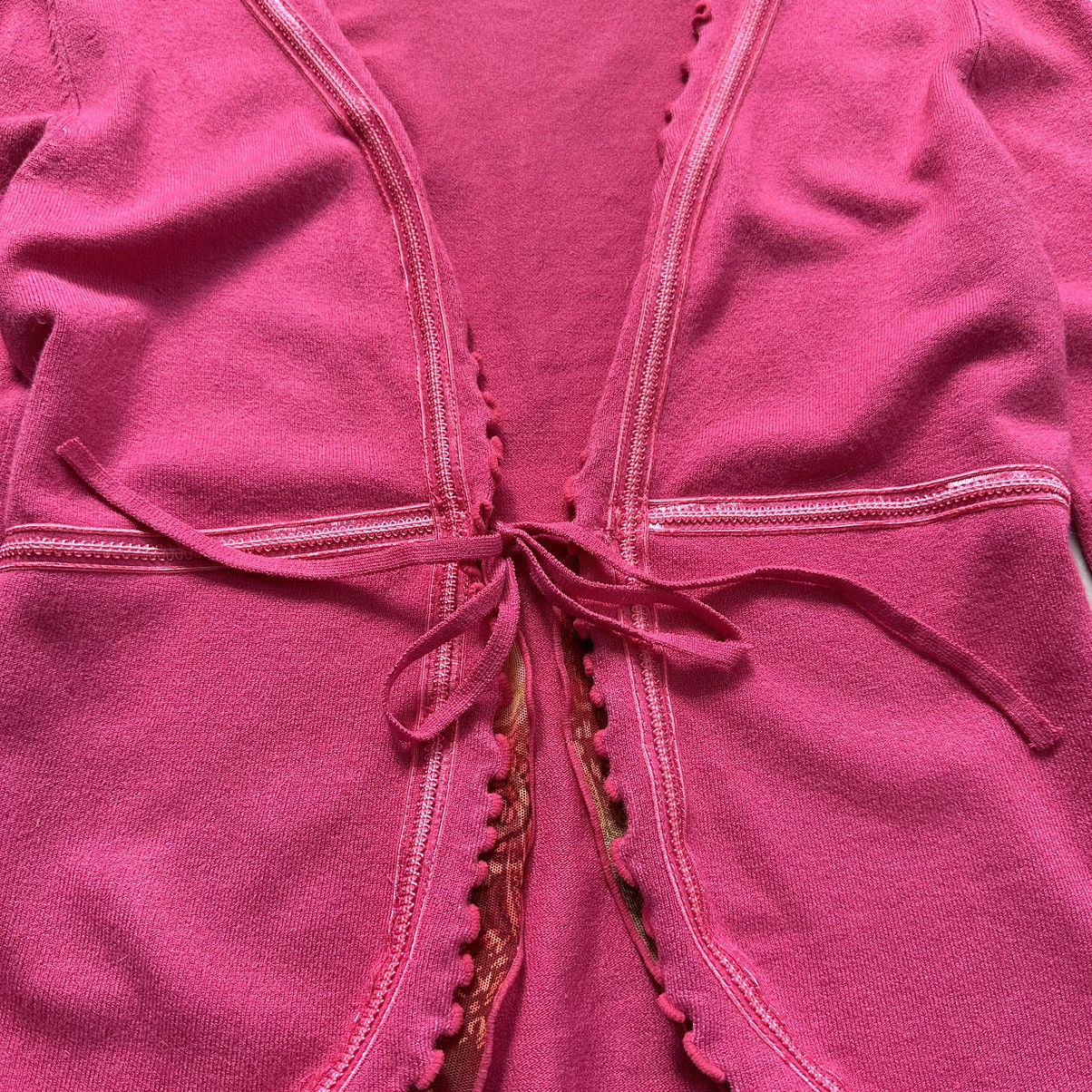 Hysteric Glamour Sexy Cute Sarah Pacini Vibe Bondage Mesh Cardigan Sweater Size L / US 10 / IT 46 - 5 Thumbnail