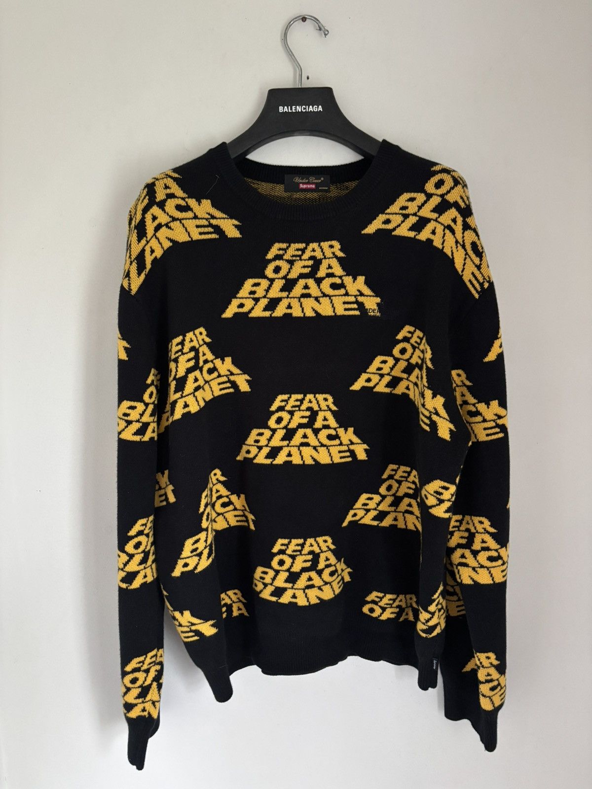 Public Enemy × Supreme × Undercover Supreme Undercover Public Enemy Sweater Size US M / EU 48-50 / 2 - 1 Thumbnail