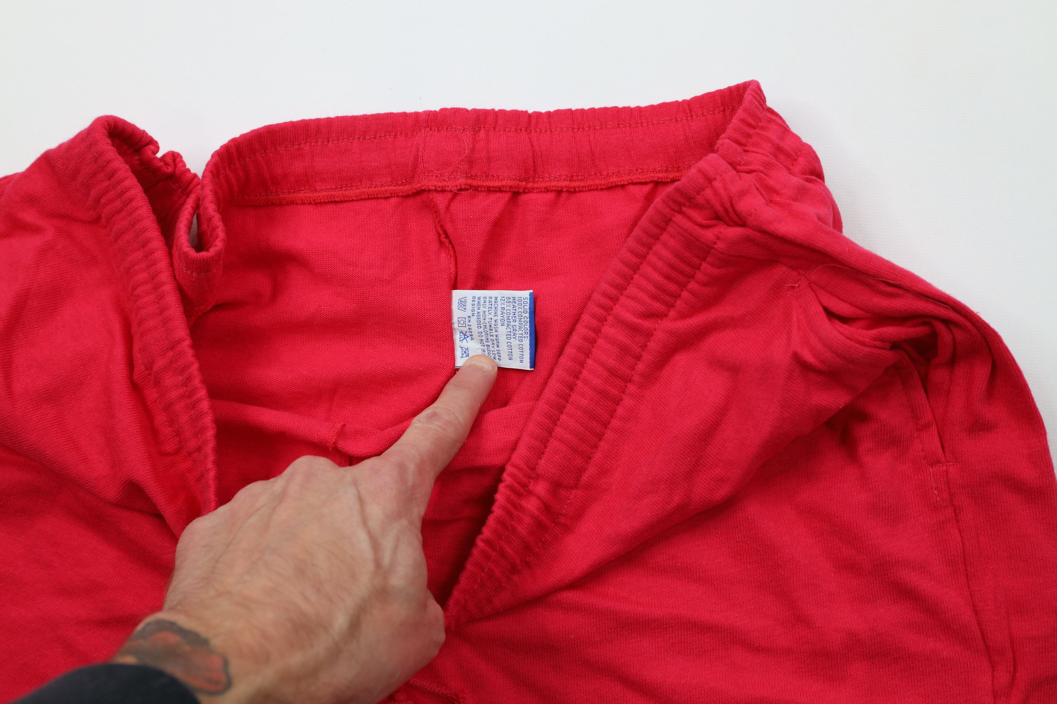 Champion Deadstock Vintage 90s Champion Knee Jersey Knit Shorts USA Size US 36 / EU 52 - 8 Thumbnail