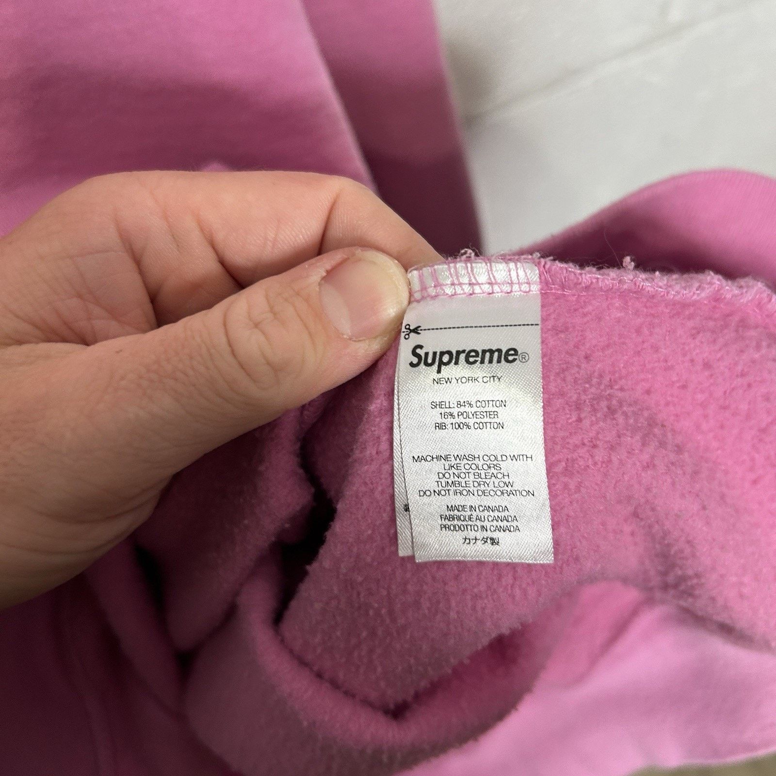 Supreme Supreme Small Box Logo Crewneck “Light Pink” SS22 Size US XL / EU 56 / 4 - 14 Thumbnail