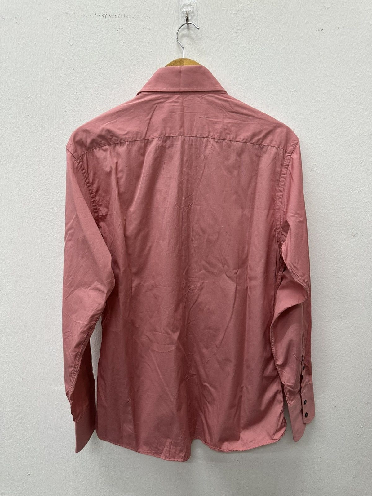 Gucci Gucci Panelled Button Heavy Cotton Up Shirt (Dusky Pink) Size US S / EU 44-46 / 1 - 10 Thumbnail