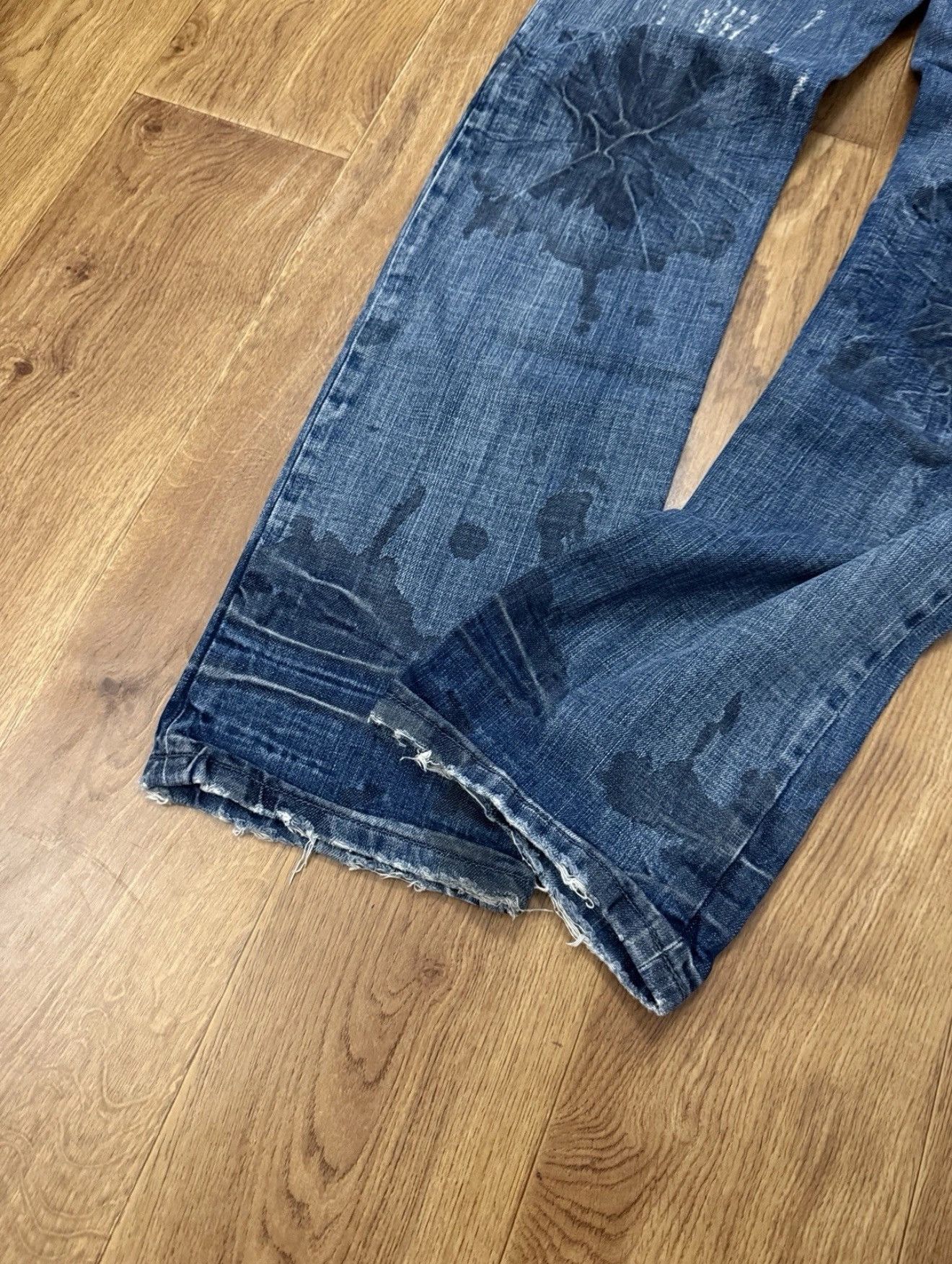 Takeshy Kurosawa Takeshy Kurosawa Y2K Jeans Handmane In Italy Avantgarde Size US 31 - 3 Thumbnail