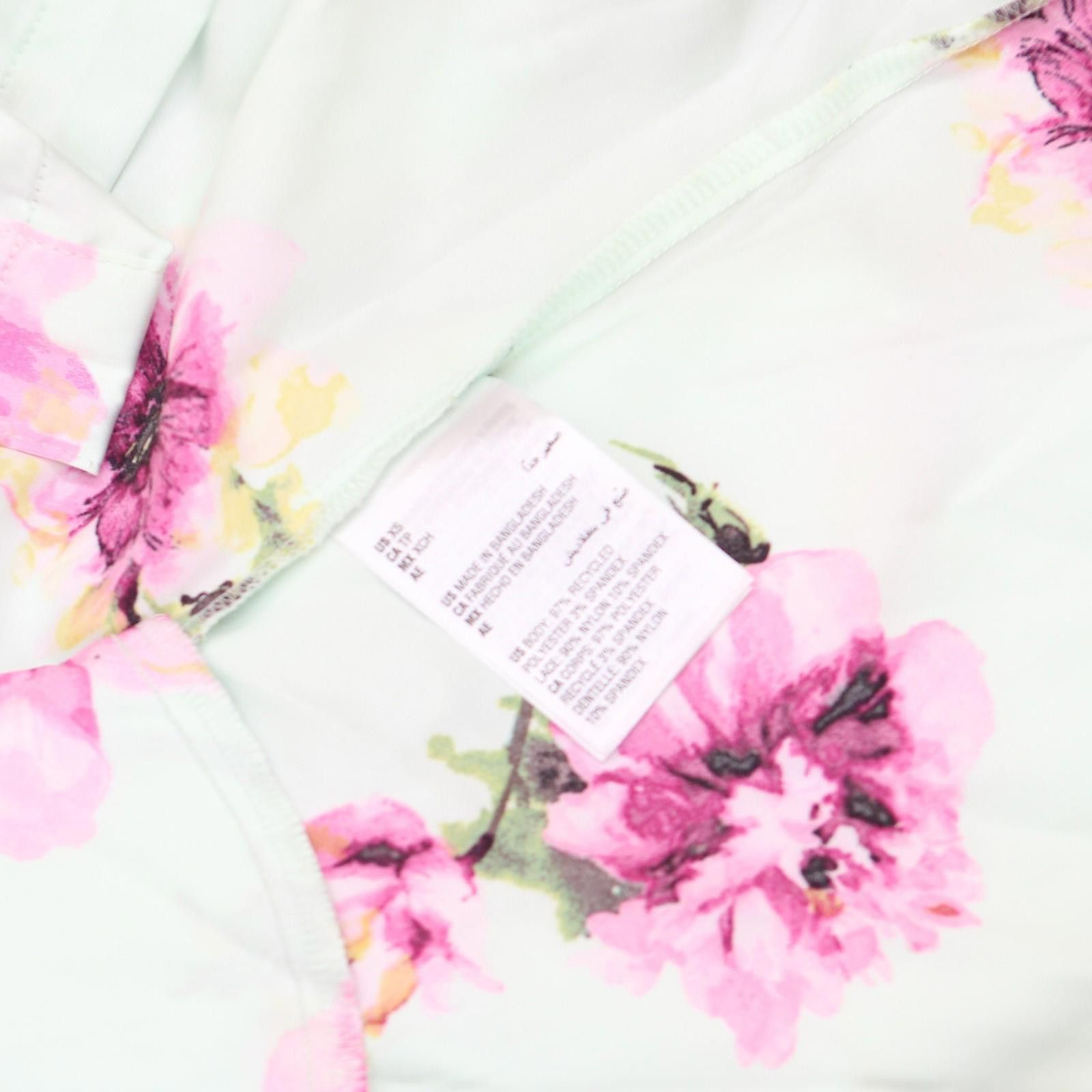 Other New Inc International Concepts Satin Robe Blooms Green Xs Size ONE SIZE - 4 Thumbnail