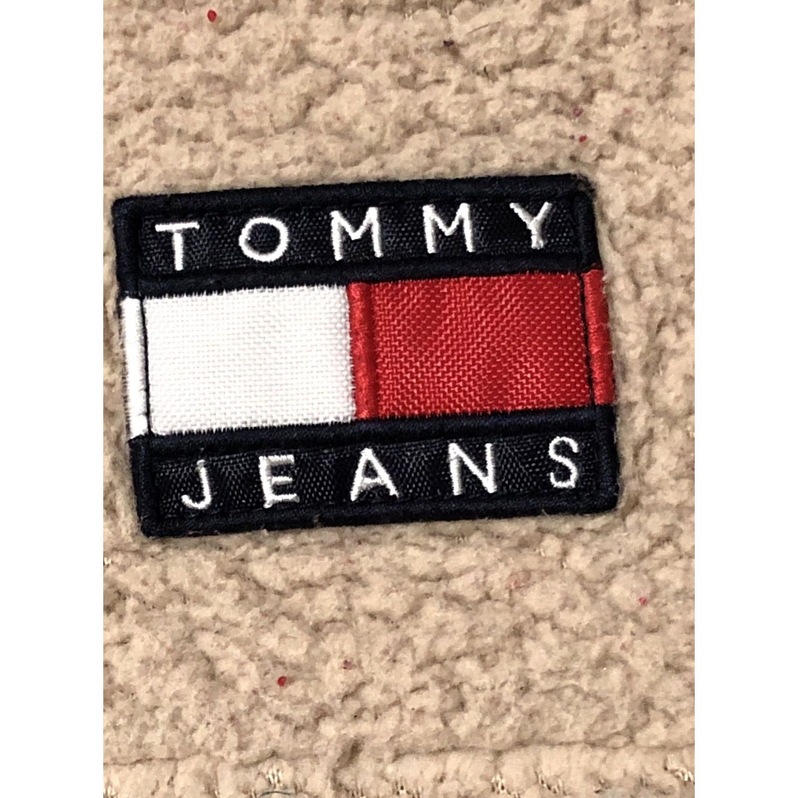 Tommy Hilfiger Tommy Hilfiger Sherpa Fleece Sweater Jacket Women S Beige 1/4 Zip Pockets Teddy Outdoors Fall Winter Vintage? Size S / US 4 / IT 40 - 3 Thumbnail