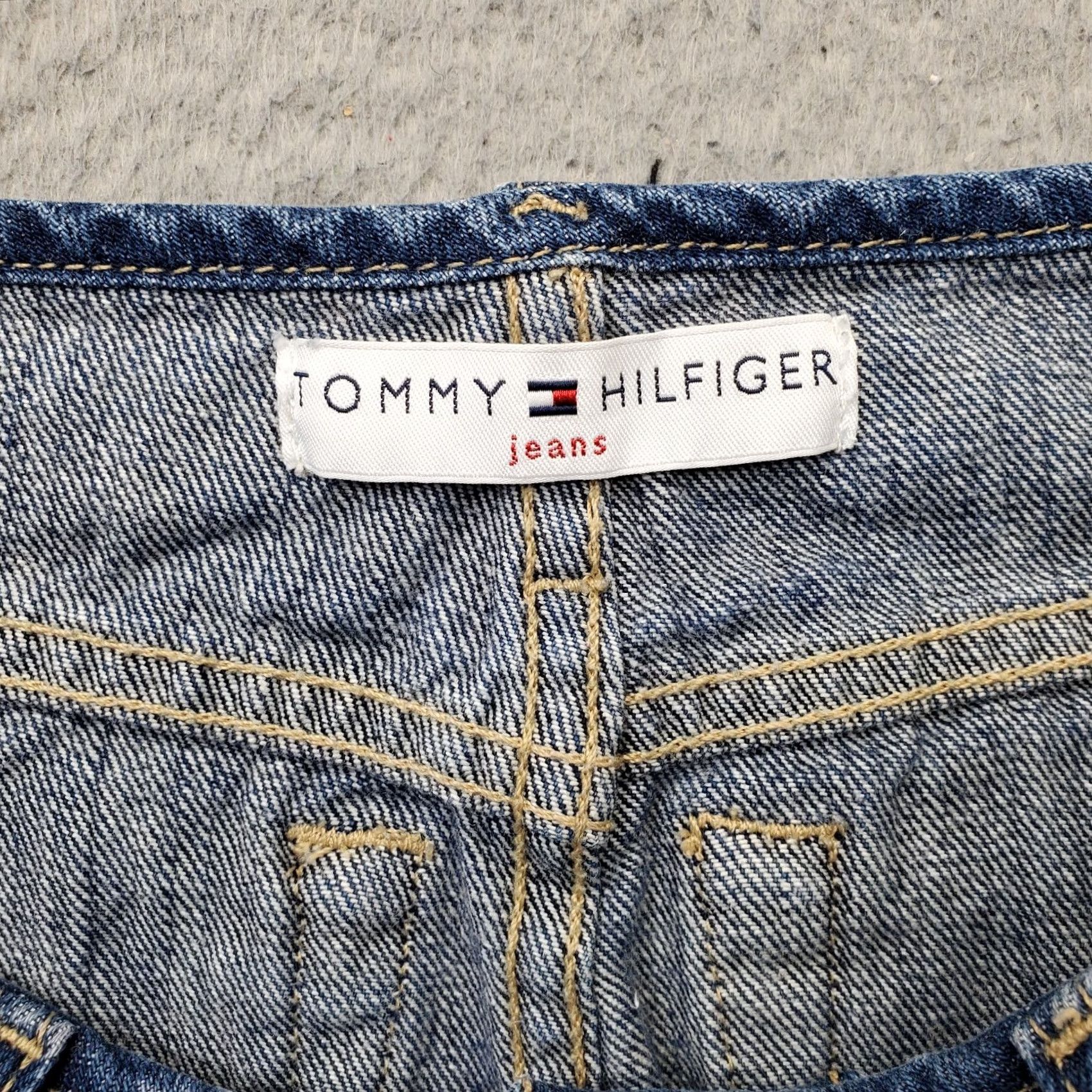 Tommy Hilfiger Tommy Hilfiger Skirt Womens 6 Blue Denim Straight & Pencil 5-Pocket Vented Zip Pockets Size 28" / US 6 / IT 42 - 5 Thumbnail