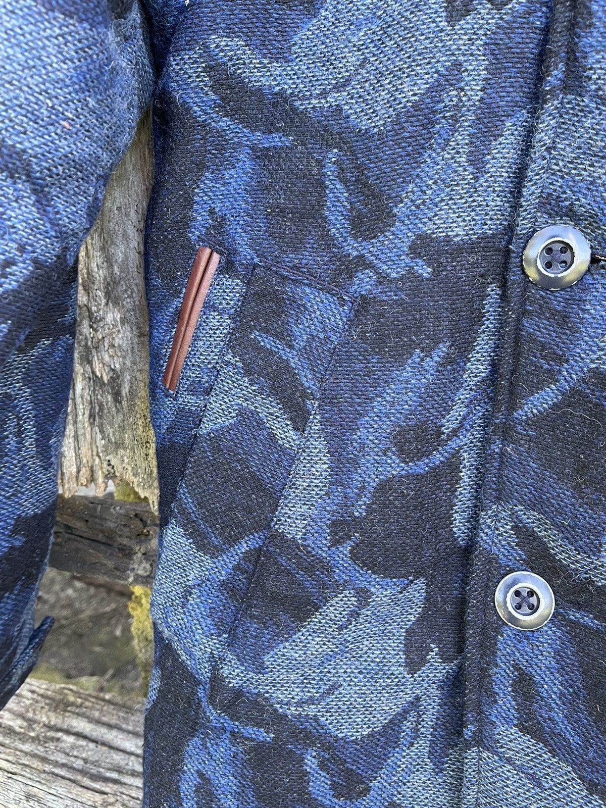Marshall Artist Marshall Artist Camo Jacquard Peacoat - Rare UK Designer Size US S / EU 44-46 / 1 - 3 Thumbnail