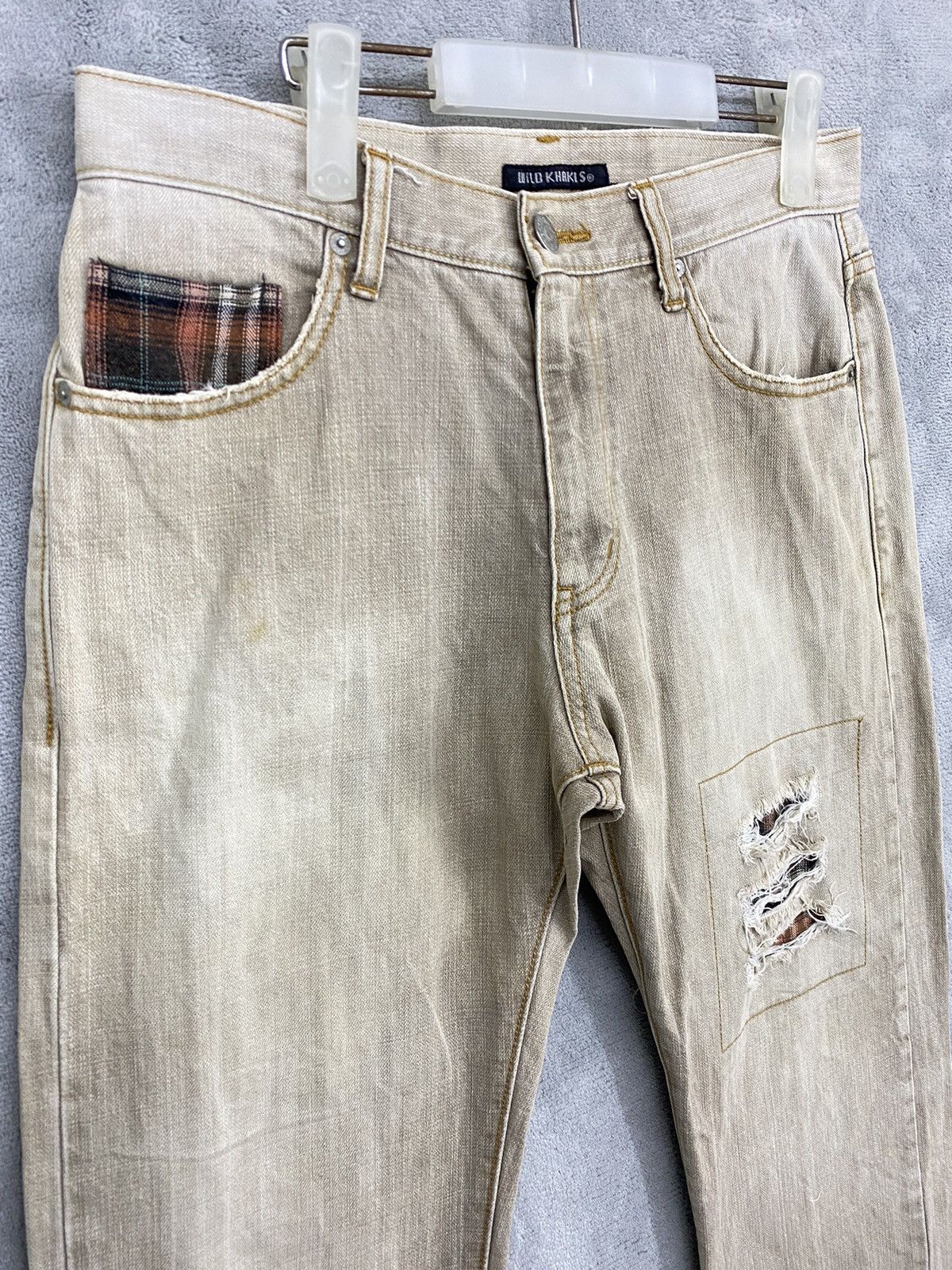 Japanese Brand × Vintage 🇯🇵WILD KHAKIS JAPANESE RARE DESIGN FASHION STYLE Size US 31 - 4 Thumbnail