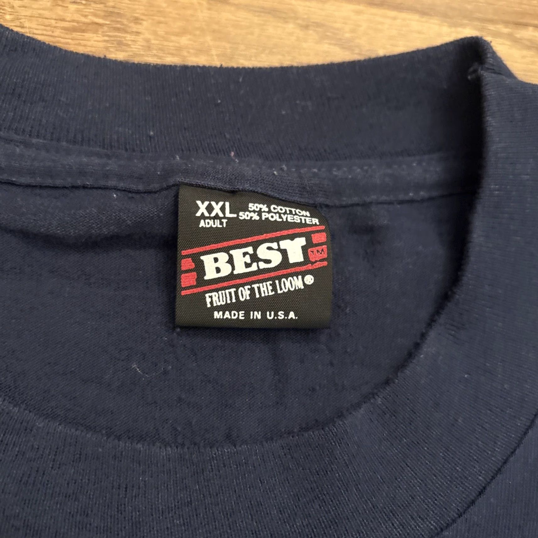 Fruit Of The Loom VINTAGE Dusty Road Rowdy Bunch T-Shirt Men Blue 2XL Crew Neck 80s Fruit of the Loom EUC Size US XXL / EU 58 / 5 - 4 Thumbnail