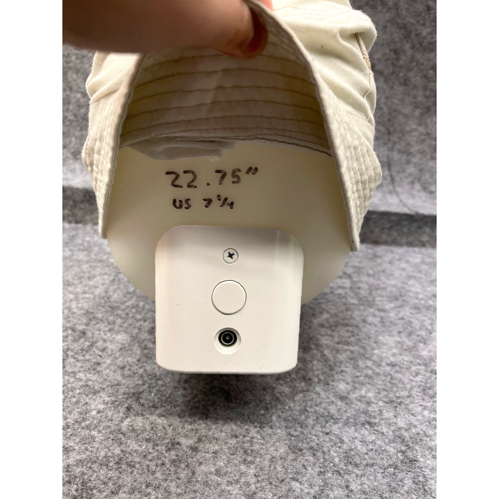 Vintage Bucket Hat Adult One Size White Cotton Blend Beach Camp Outdoor Denver Sun Size ONE SIZE - 7 Thumbnail