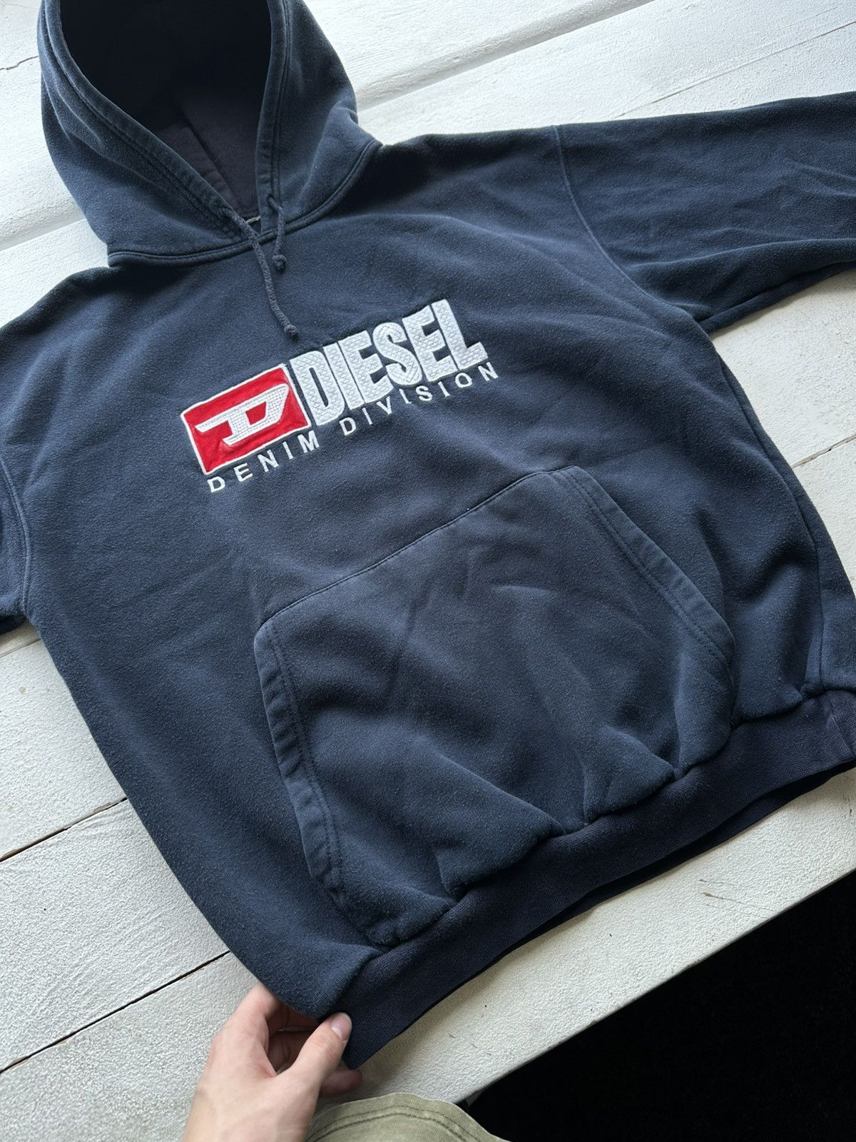 Diesel 🚨DIESEL HYPE BLUE HOODIE BIG LOGO BOXY FIT DENIM DIVISION Size US M / EU 48-50 / 2 - 3 Thumbnail