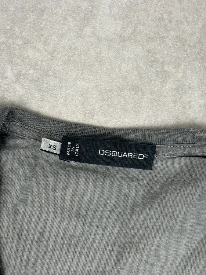 Vintage AW2010 Dsquared2 Grey Nature Morte Tree T-Shirt Size S / US 4 / IT 40 - 7 Thumbnail