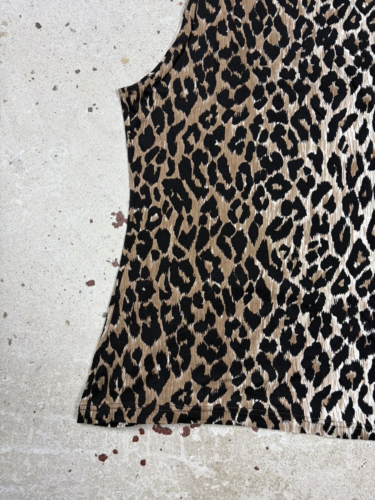 Dolce & Gabbana Vintage 2000s Dolce & Gabbana Underwear Leopard Print Tank Size S / US 4 / IT 40 - 10 Thumbnail