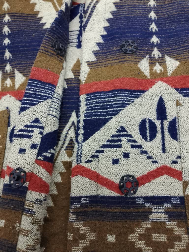 Japanese Brand VINTAGE RADARISTA NAVAJO OVERJACKET Size US XL / EU 56 / 4 - 2 Thumbnail