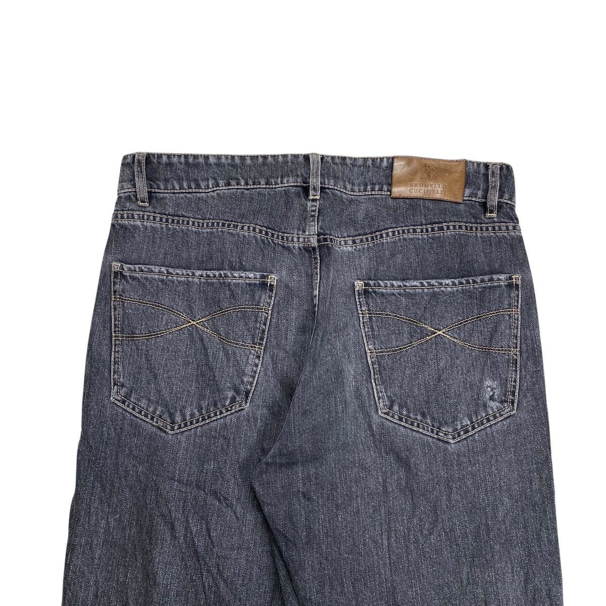 Brunello Cucinelli Brunello Cucinelli Distressed Denim Pants Size US 32 / EU 48 - 4 Thumbnail