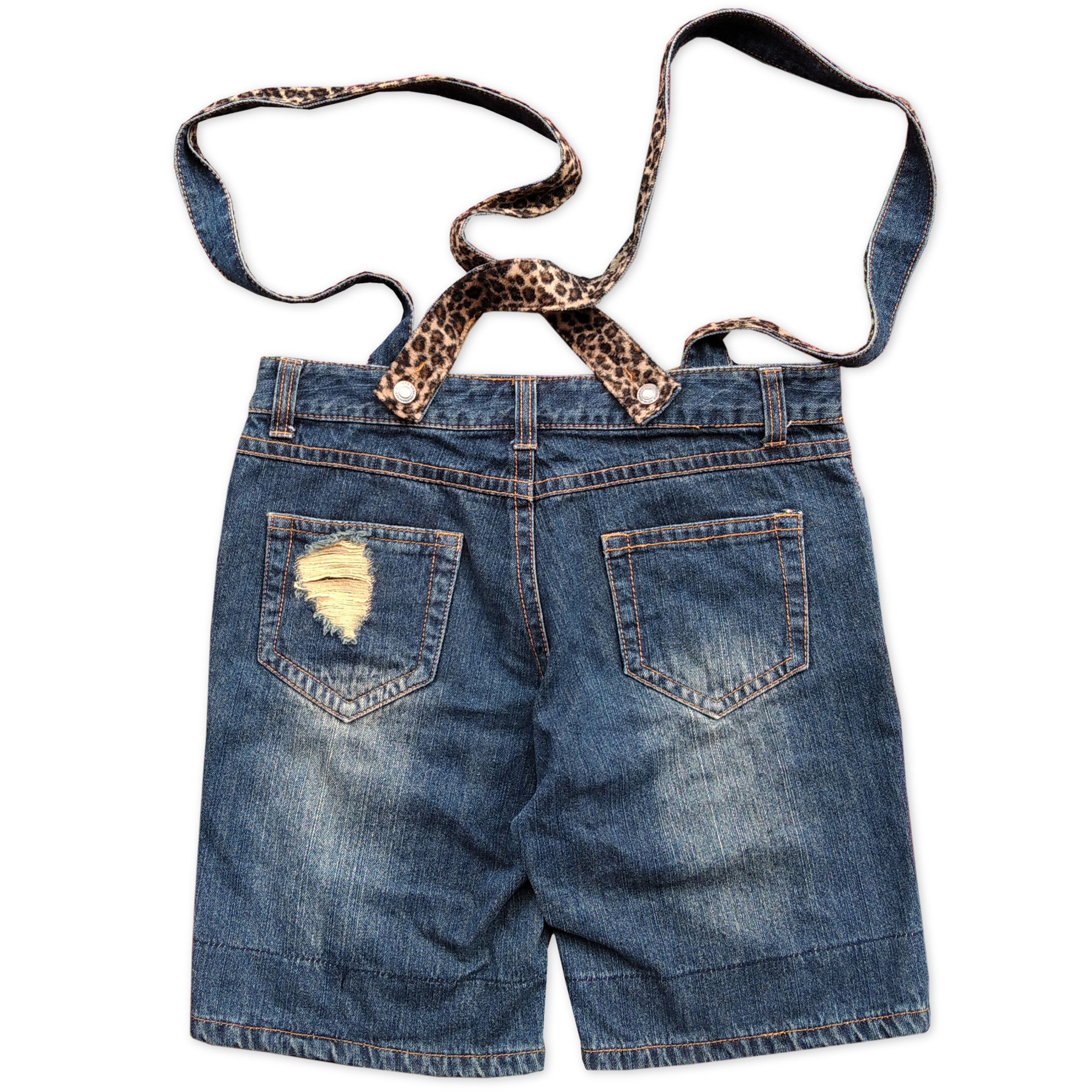 Hysteric Glamour Vintage y2k COLZA Ripped Leopard Denim Short Size US 30 / EU 46 - 5 Thumbnail