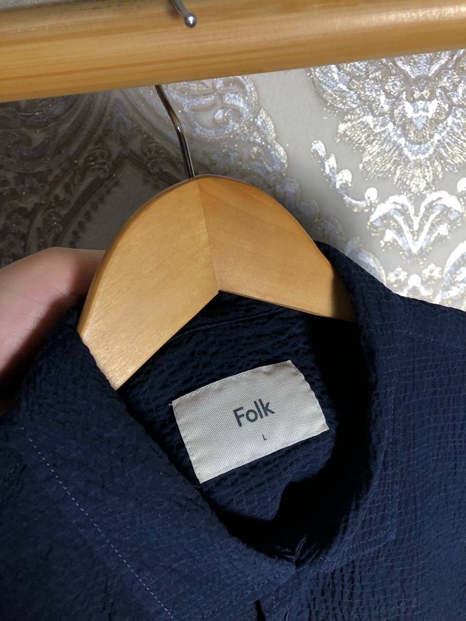 Folk VINTAGE FOLK DESIGNER SHIRT CLASSIC CASUAL JAPAN STYLE Y2K Size US L / EU 52-54 / 3 - 3 Thumbnail