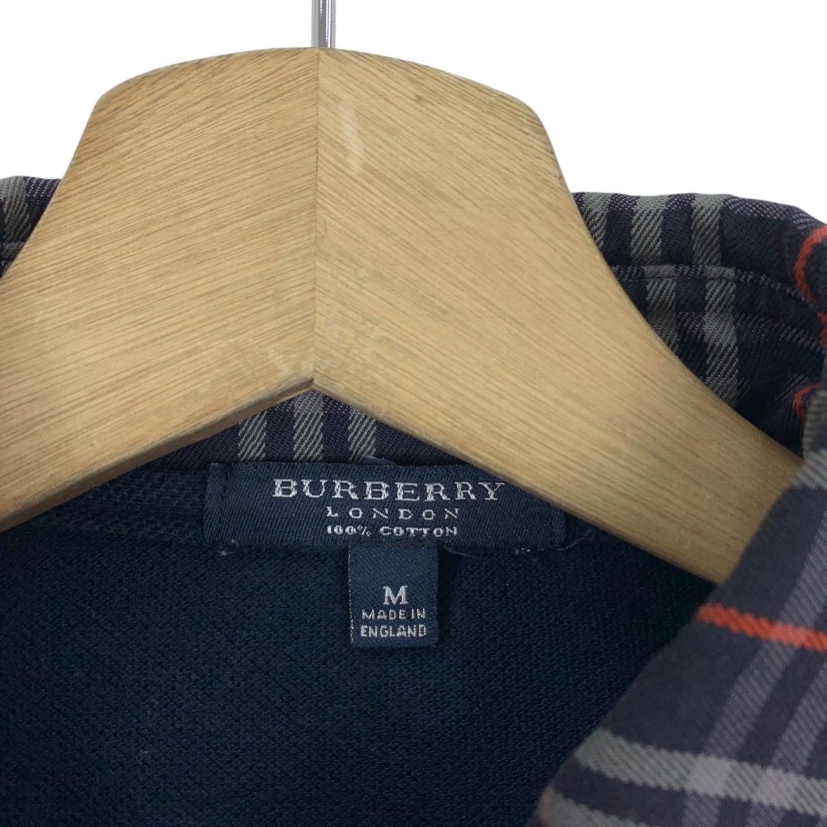 Burberry × Designer BURBERRY London nova check collar design polo tee Size US M / EU 48-50 / 2 - 3 Thumbnail