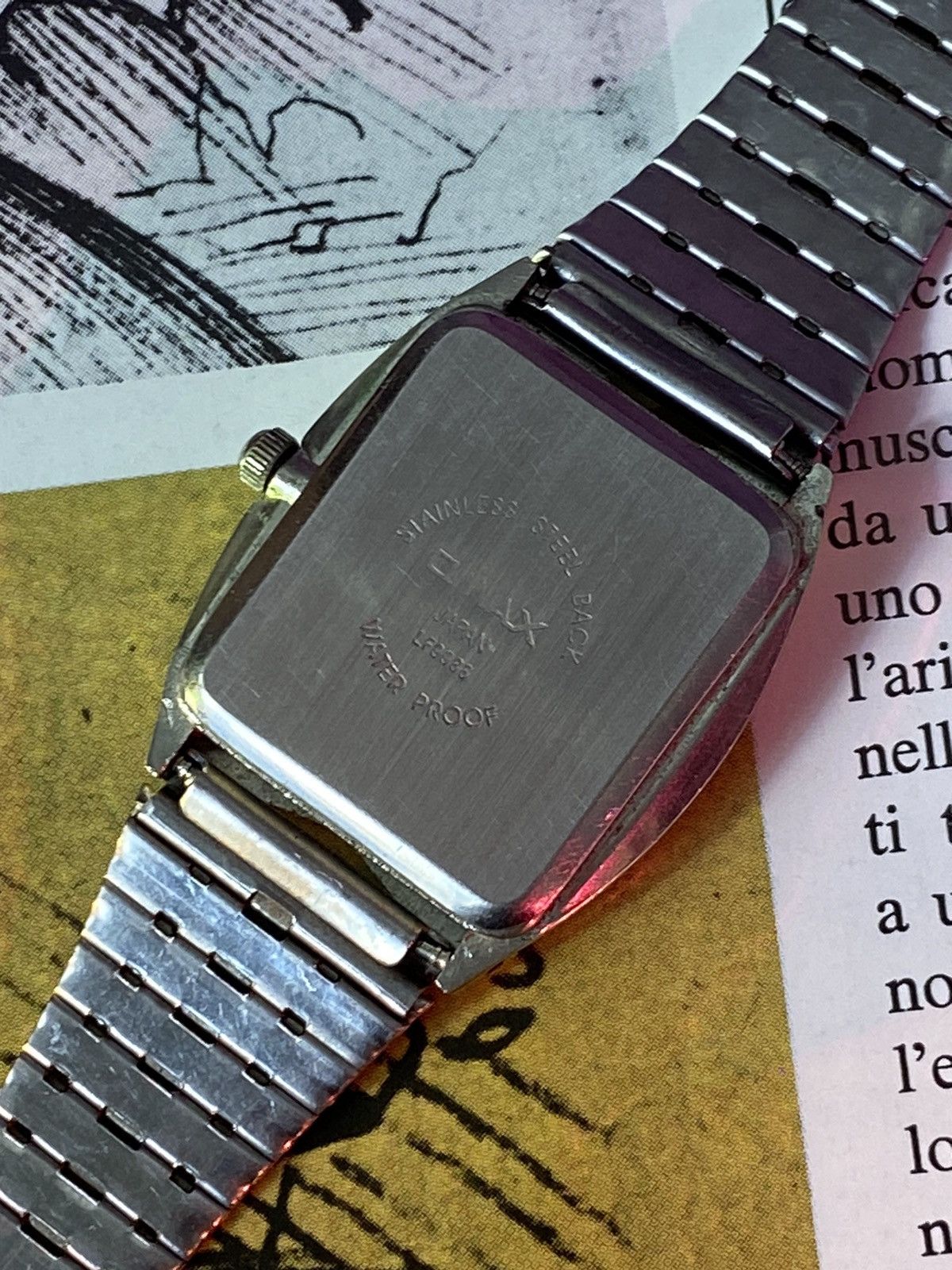 Japanese Brand × Jewelry × Vintage Unique Omax Watch Silver Black Size ONE SIZE - 5 Thumbnail