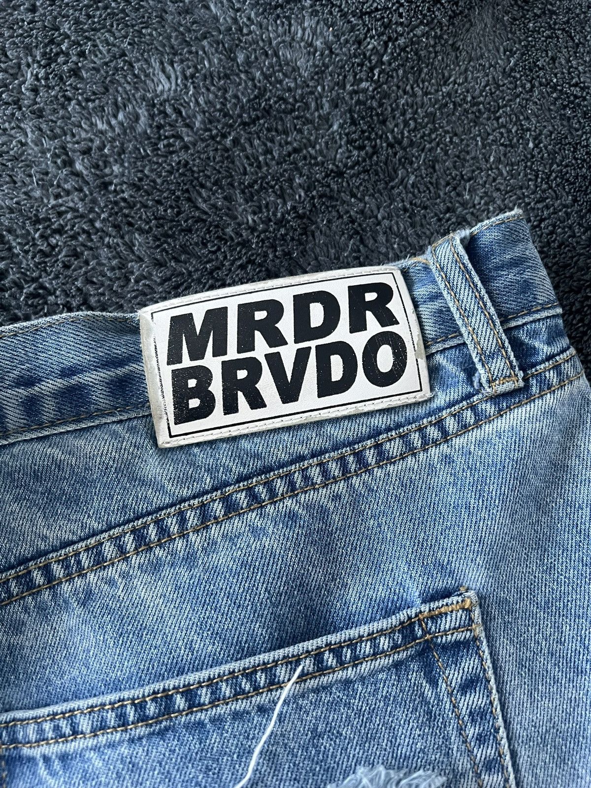 Who Decides War Who Decides War NBA Patchwork Denim Size US 36 / EU 52 - 3 Thumbnail